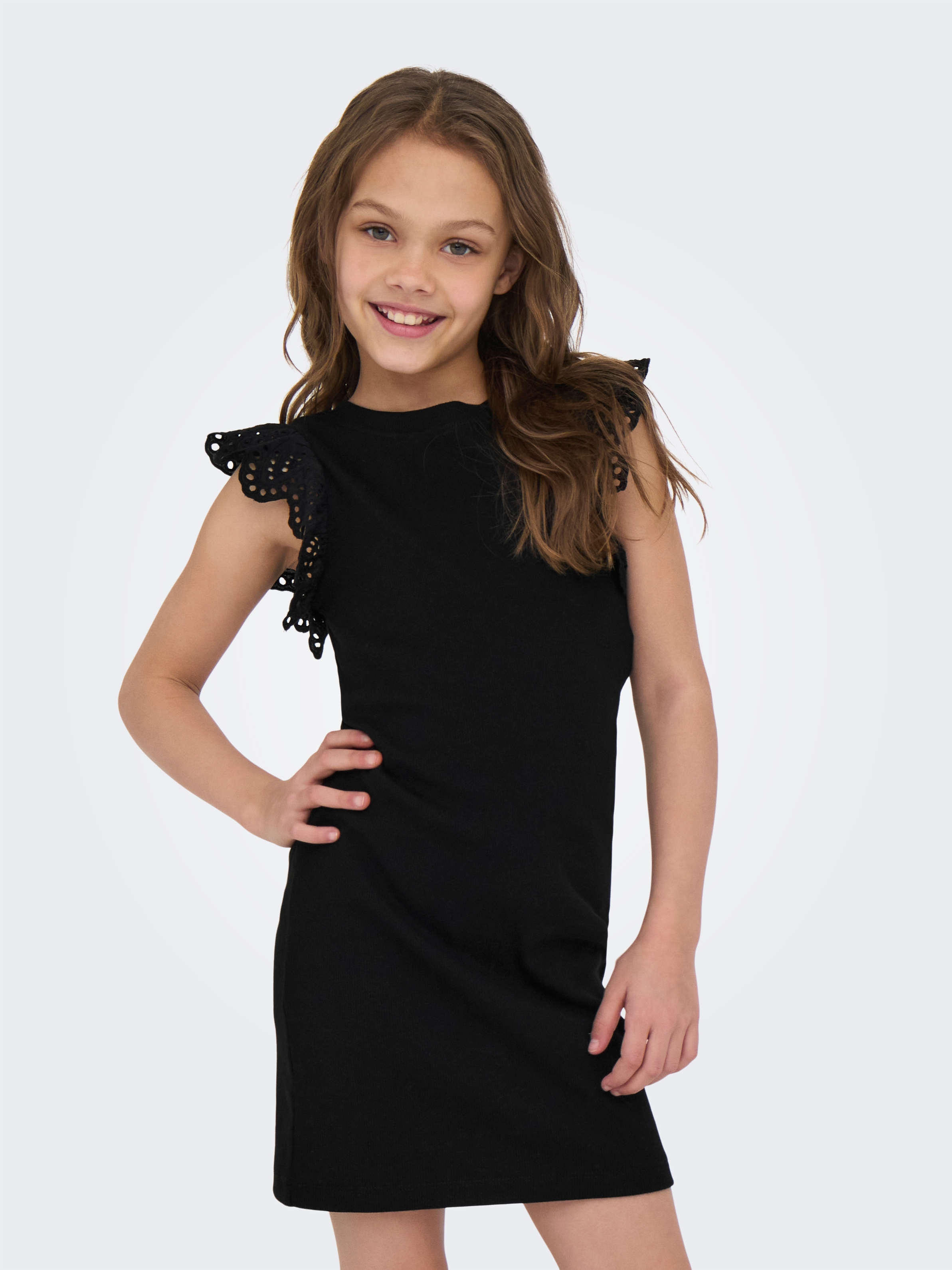 KIDS ONLY Jerseykleid "KOGDREA LIFE S/S DRESS JRS NOOS" Baumwollmischung, regular fit