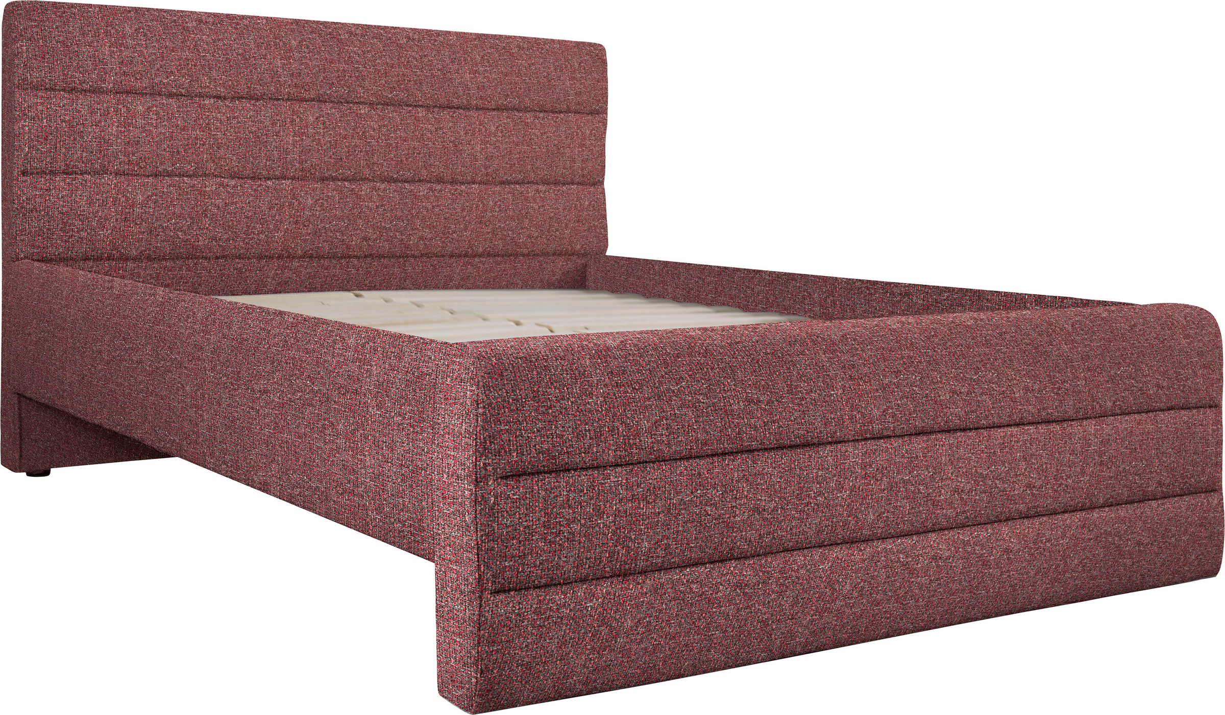 Home affaire Polsterbett "Merrit" Quernaht im Kopf- und Fußteil, in 5 Breit günstig online kaufen