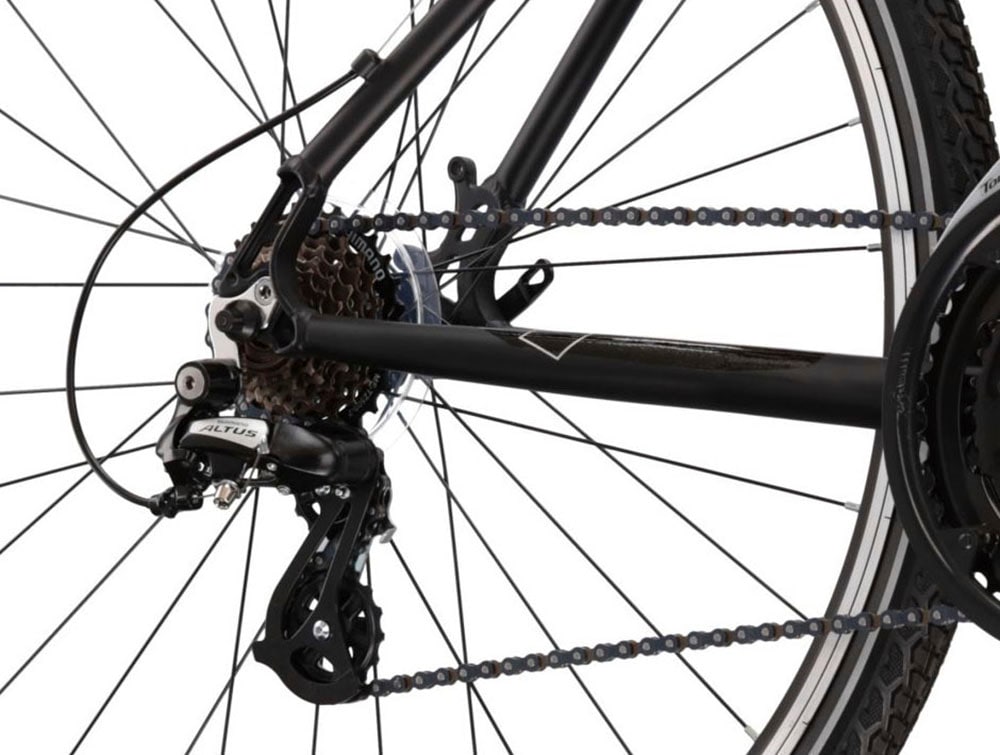 Kross Crossrad »KROSS Crossbike Evado 2.0 28" schwarz 21 Gänge«, 21 Gang, Shimano, Tourney Schaltwerk, Kettenschaltung