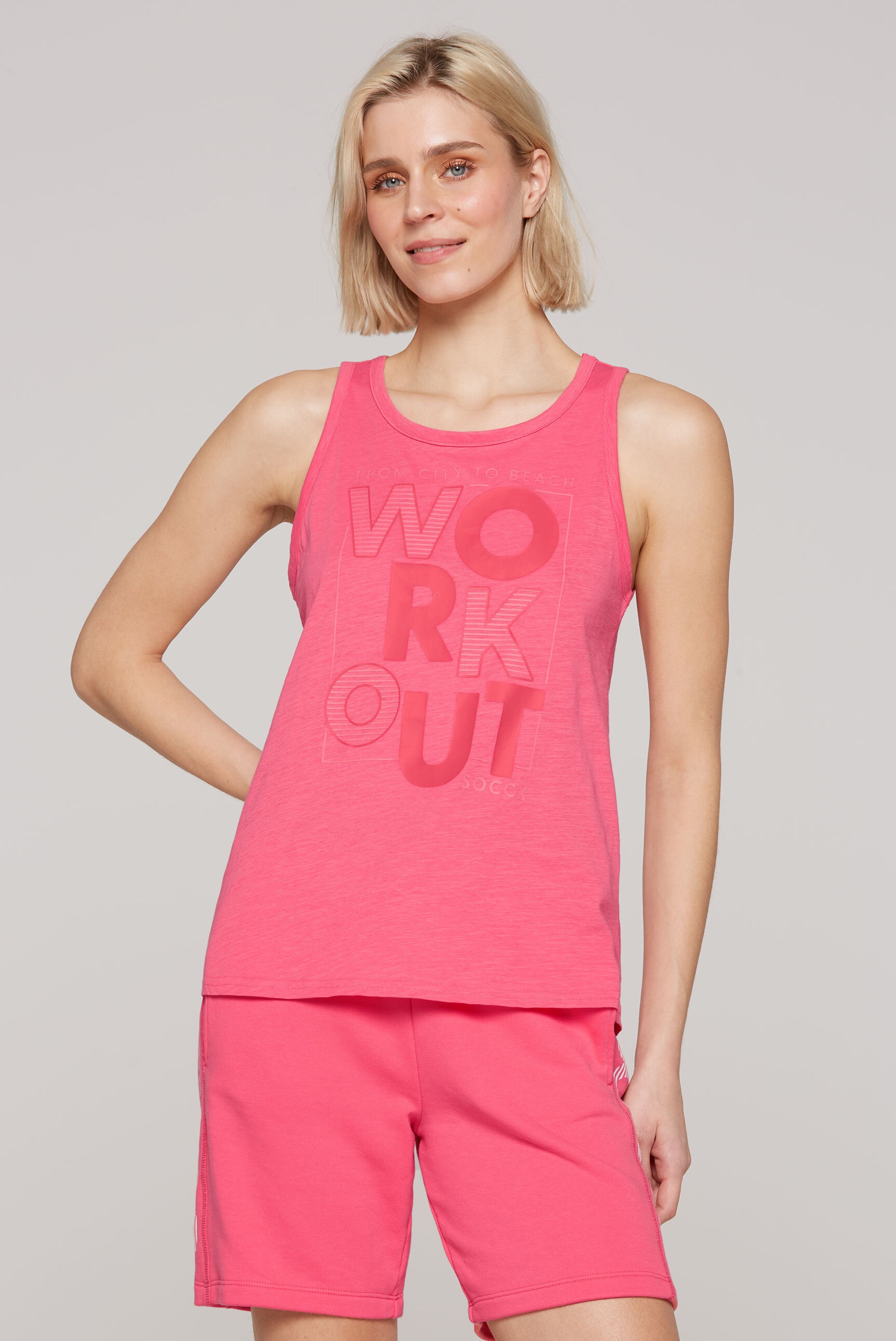 SOCCX Tanktop, aus Baumwolle günstig online kaufen