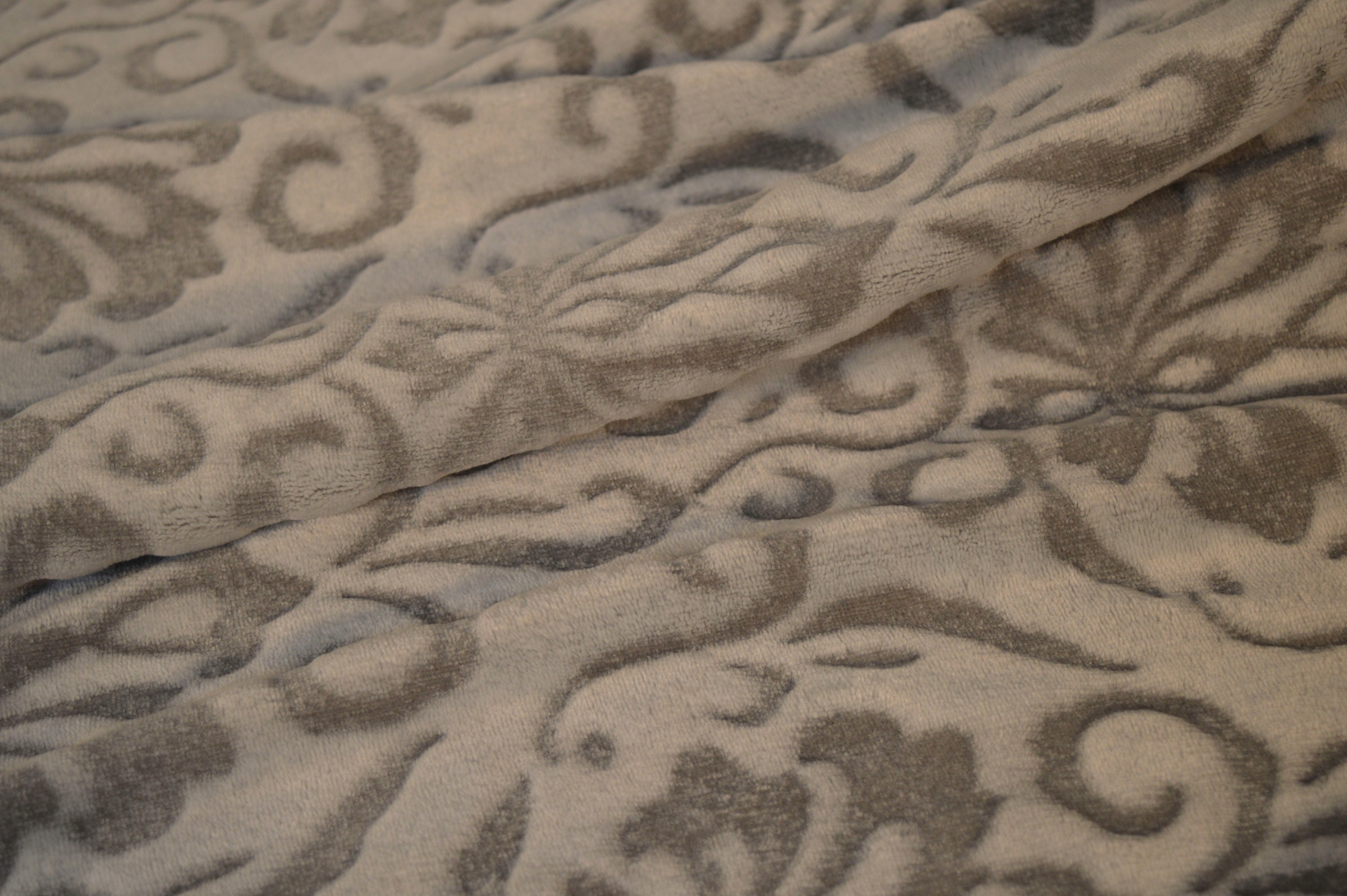 KiNZLER Wohndecke "Kaschmirtouch Ornamente" mit Hoch-Tief Effekt, Kuschelde günstig online kaufen