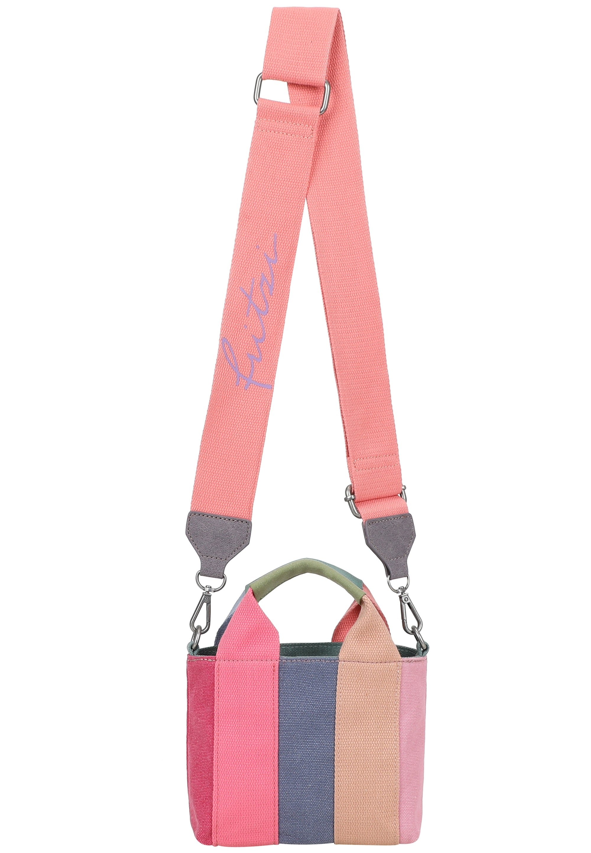Fritzi aus Preußen Schultertasche »Bini Limited Multi« mit Webbing-Schulterriemen und buntem Design
