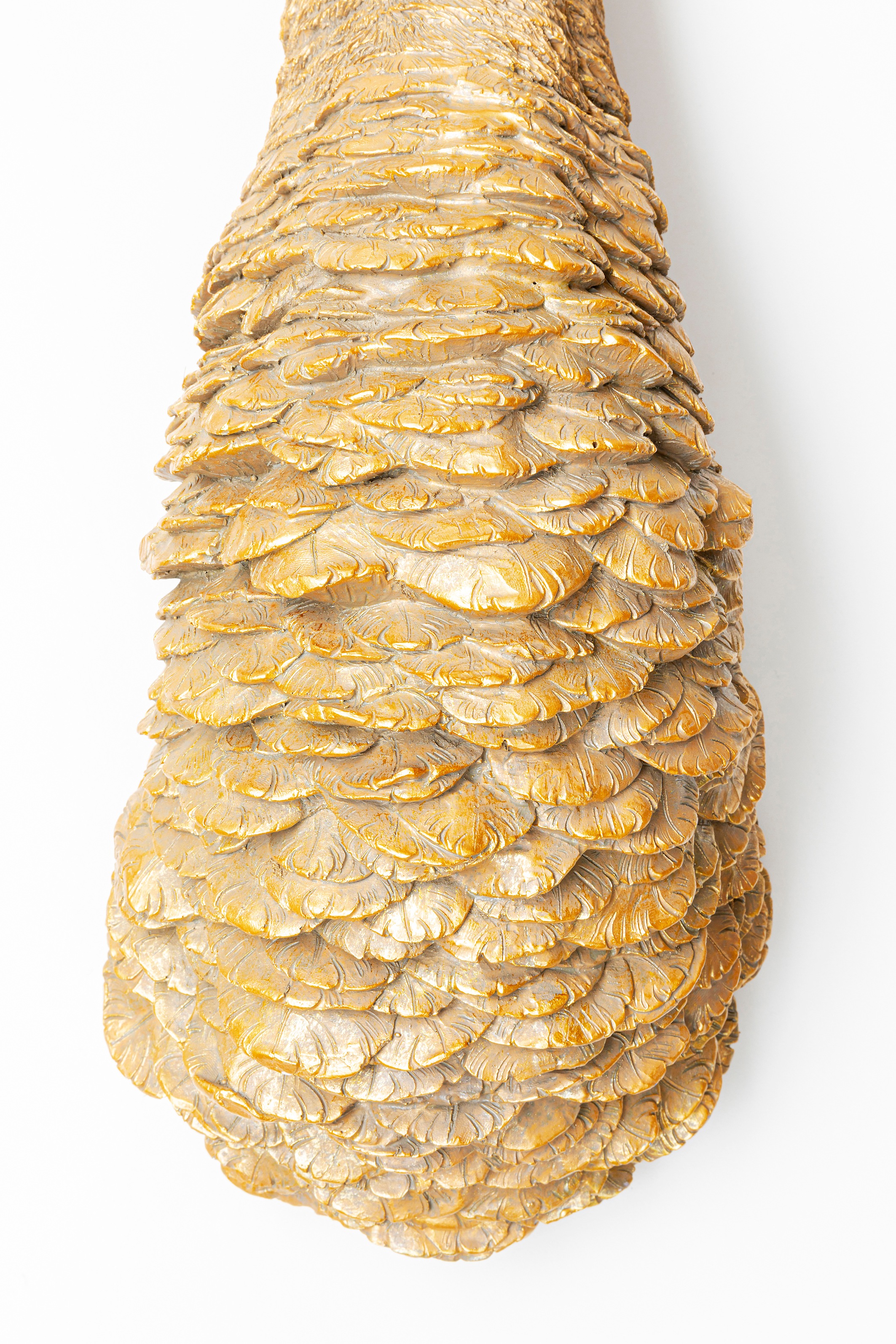 Kare Design Wanddekoobjekt »Wandschmuck Ostrich Gold 19x72cm«