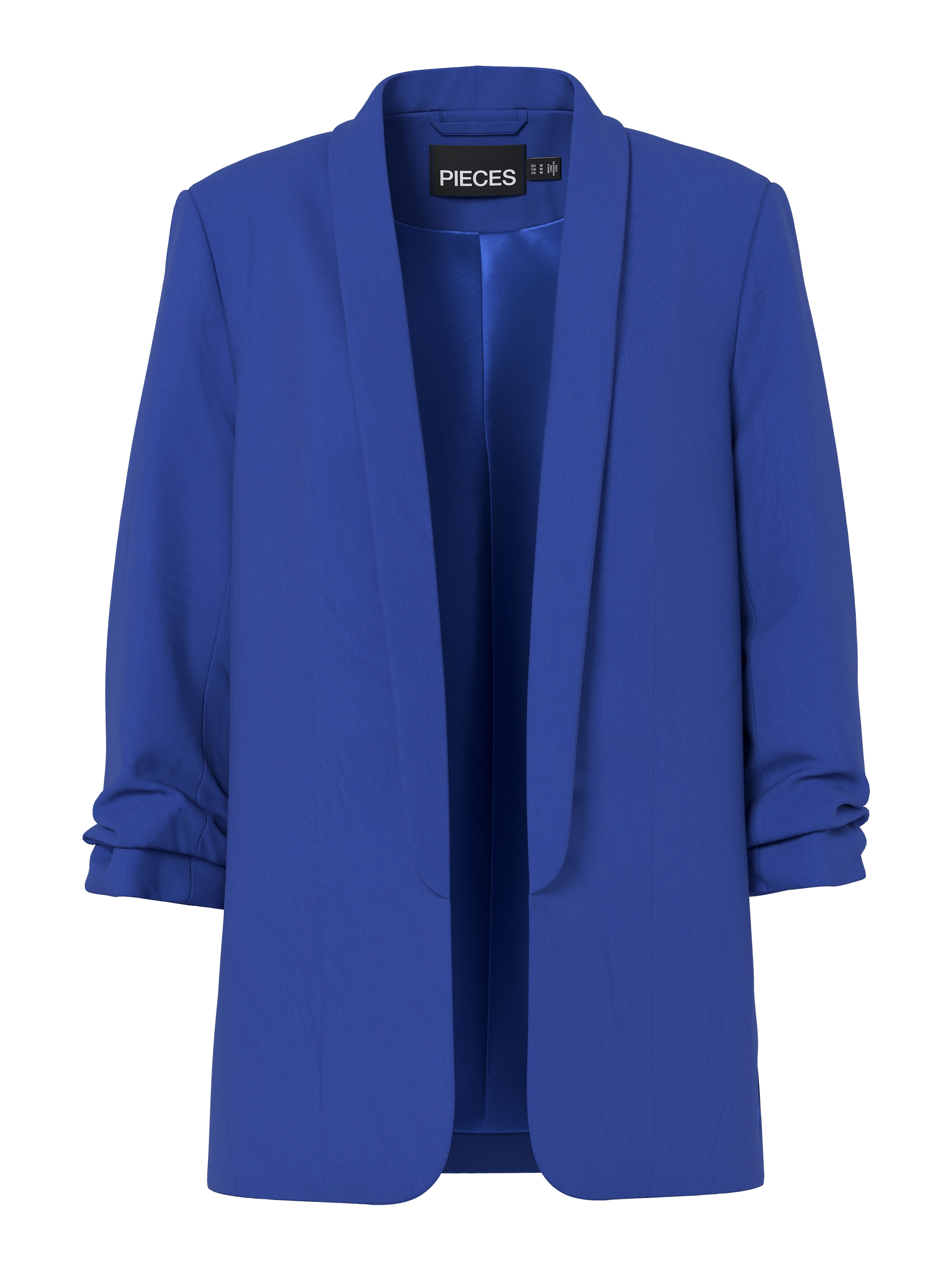pieces Blusenblazer »PCBOSELLA 3/4 BLAZER NOOS« Materialmix, regular fit