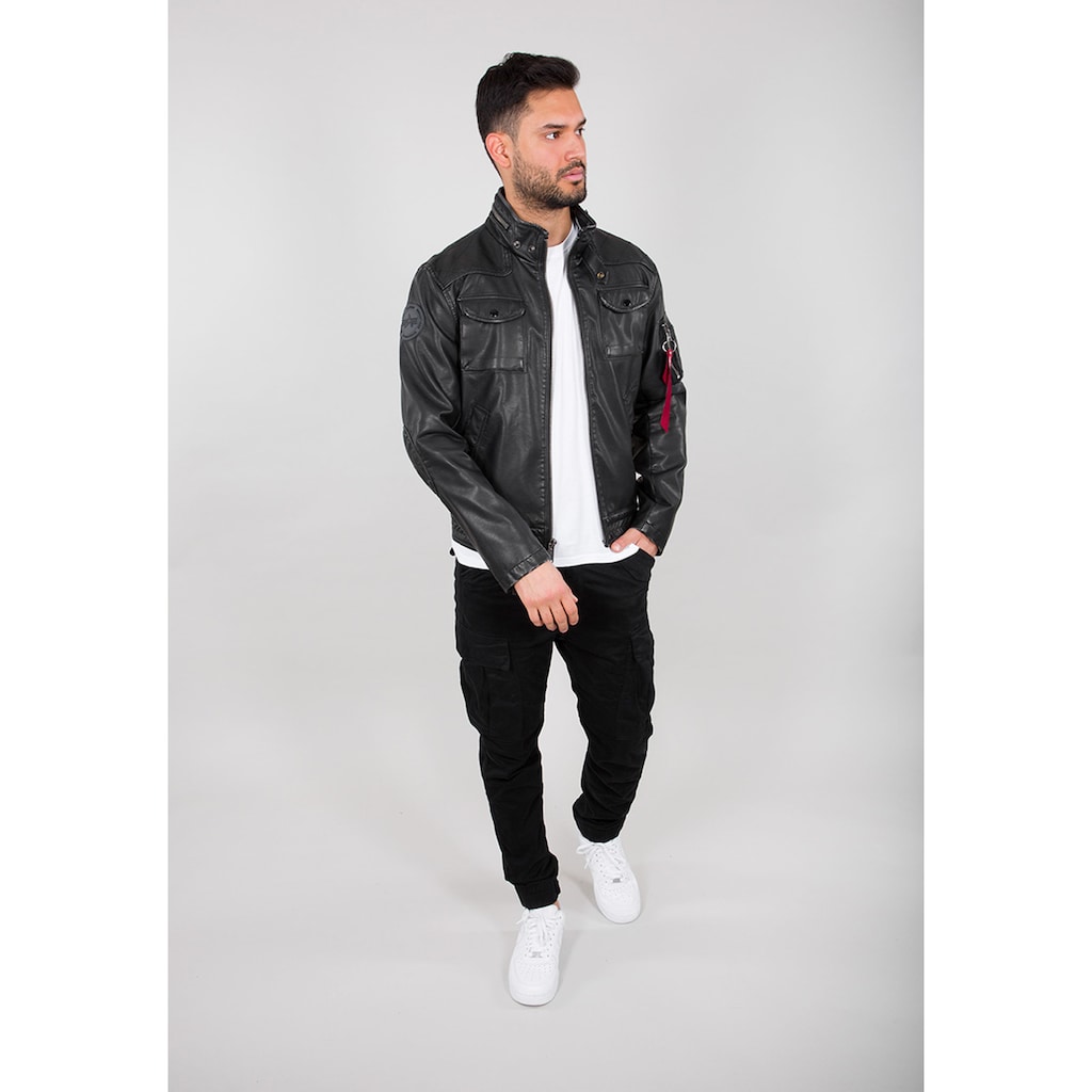 Alpha Industries Lederjacke »ALPHA INDUSTRIES Men - Leather & Faux Jackets Air Racer«