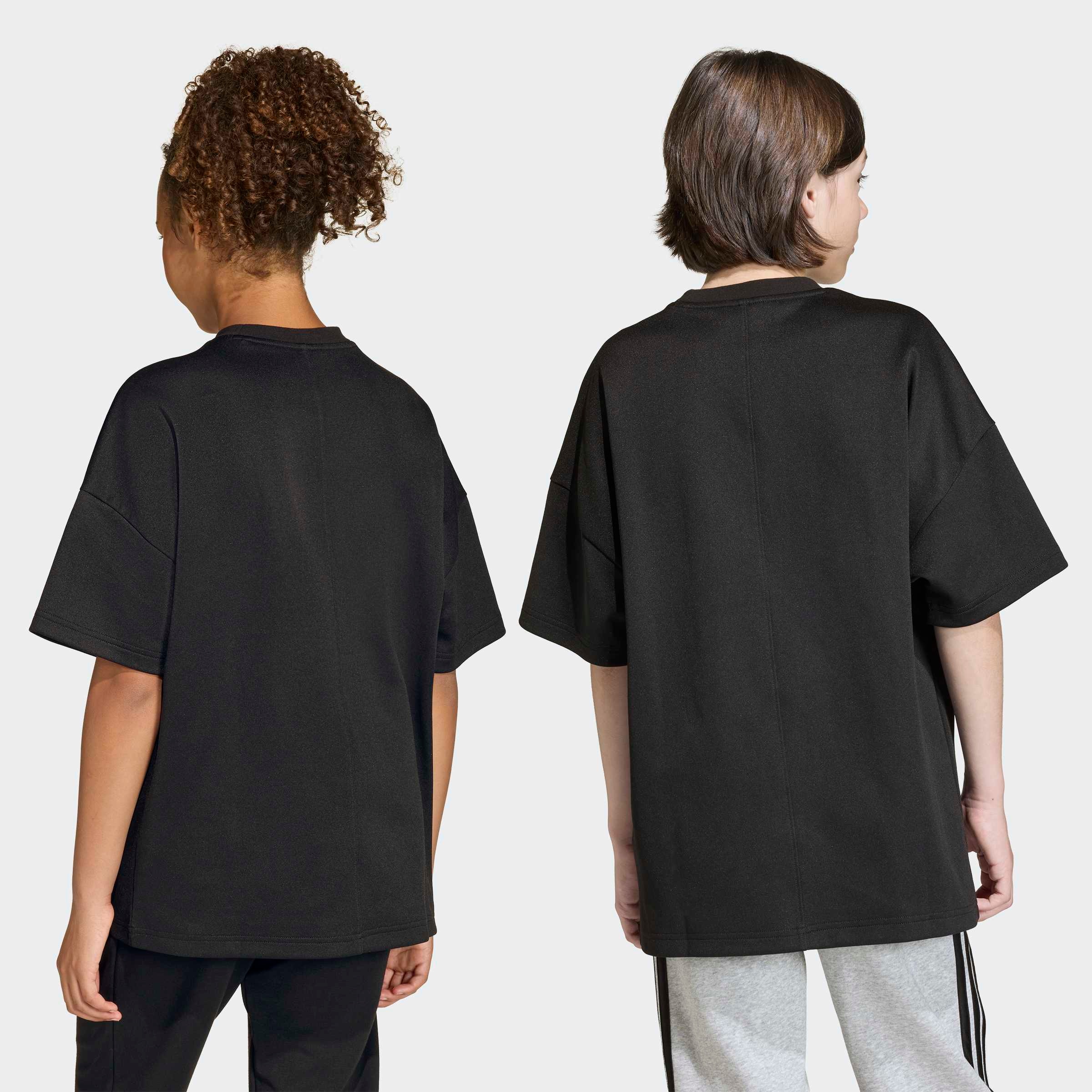 adidas Sportswear T-Shirt »J FI OVSZ TEE« für Kinder, mit Rundhalsausschnitt, ohne Verschluss, aus Baumwolle