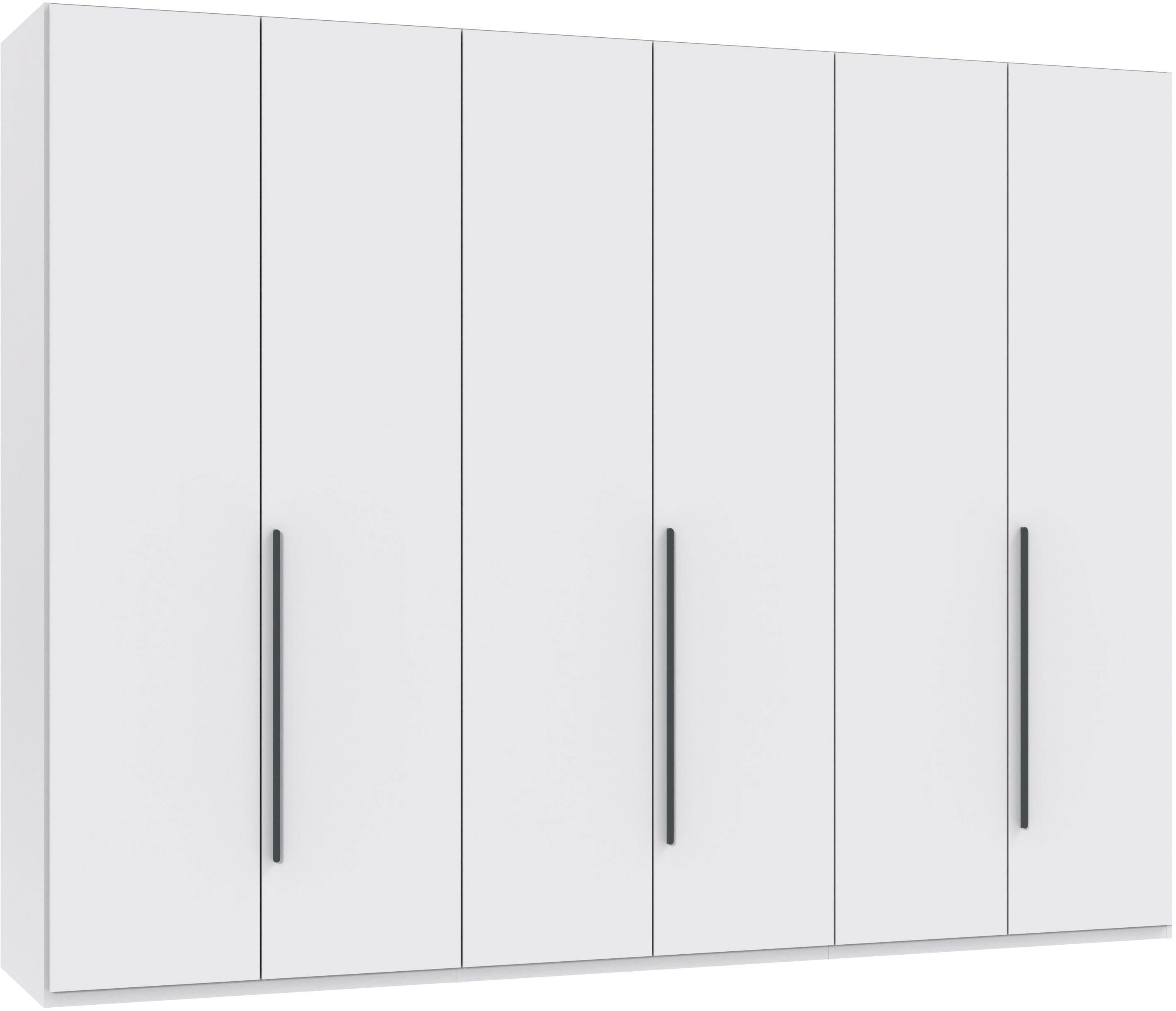 Wimex Drehtürenschrank "Kleiderschrank London, in den Breiten 180cm, 225cm oder 270cm" mit verschiedenen Griffen in goldfarben, silberfarben oder schwarz, wahlweise mit Basic- oder Premium-Ausstattung erhältlich
