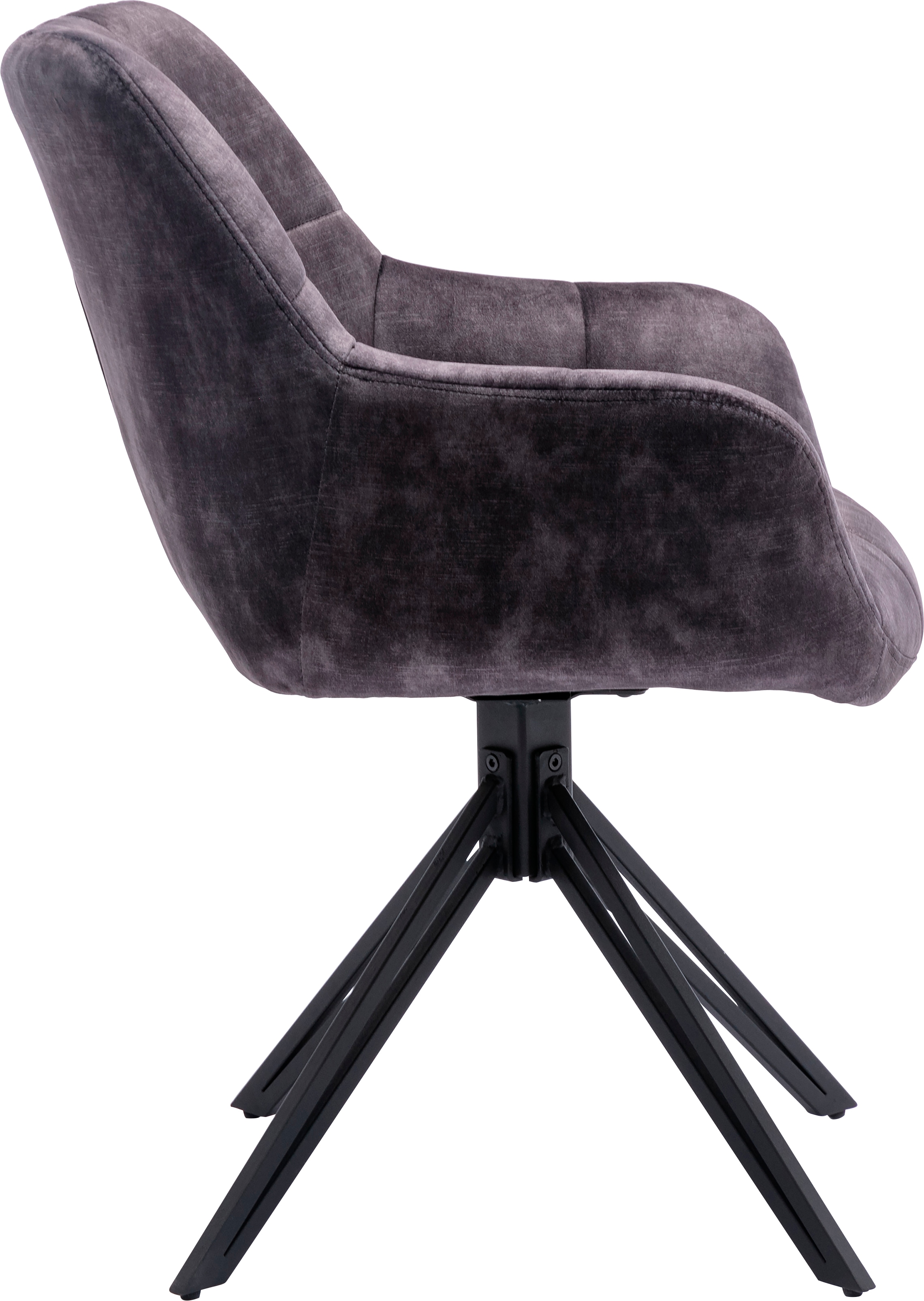 Thumbnail - Home affaire Drehstuhl "Soller, TOPSELLER" (Set) 2 Stk.Luxus-Microfaser Bezug, 180 drehbar, Metallgestell