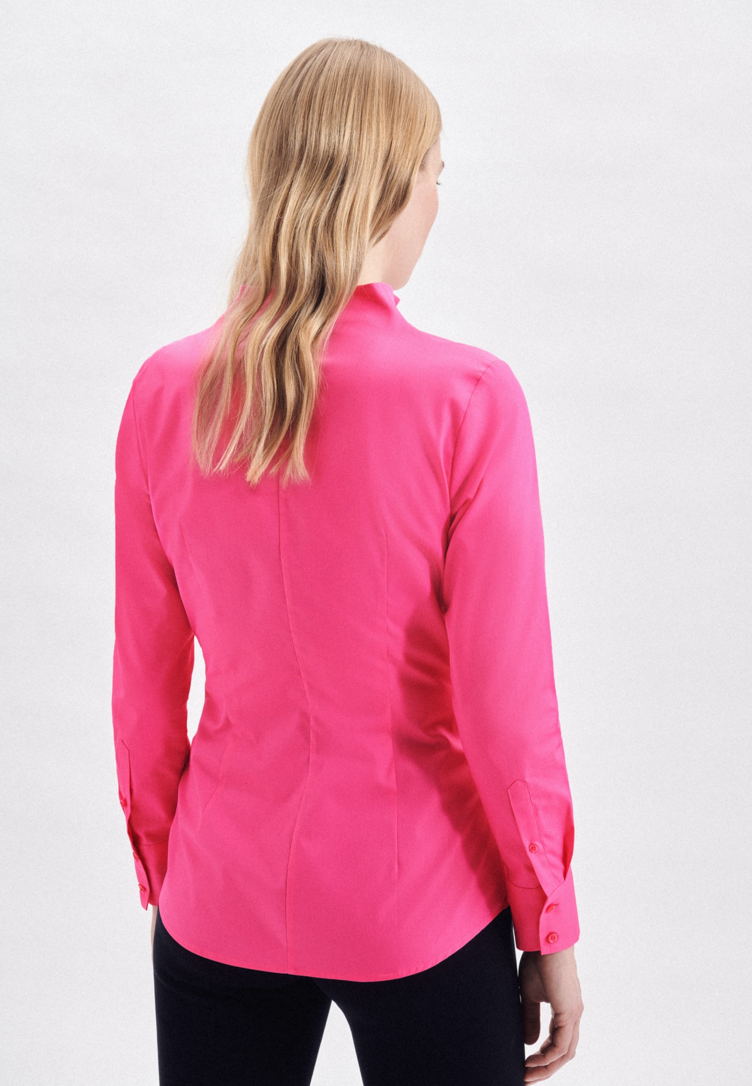 seidensticker Klassische Bluse, Uni