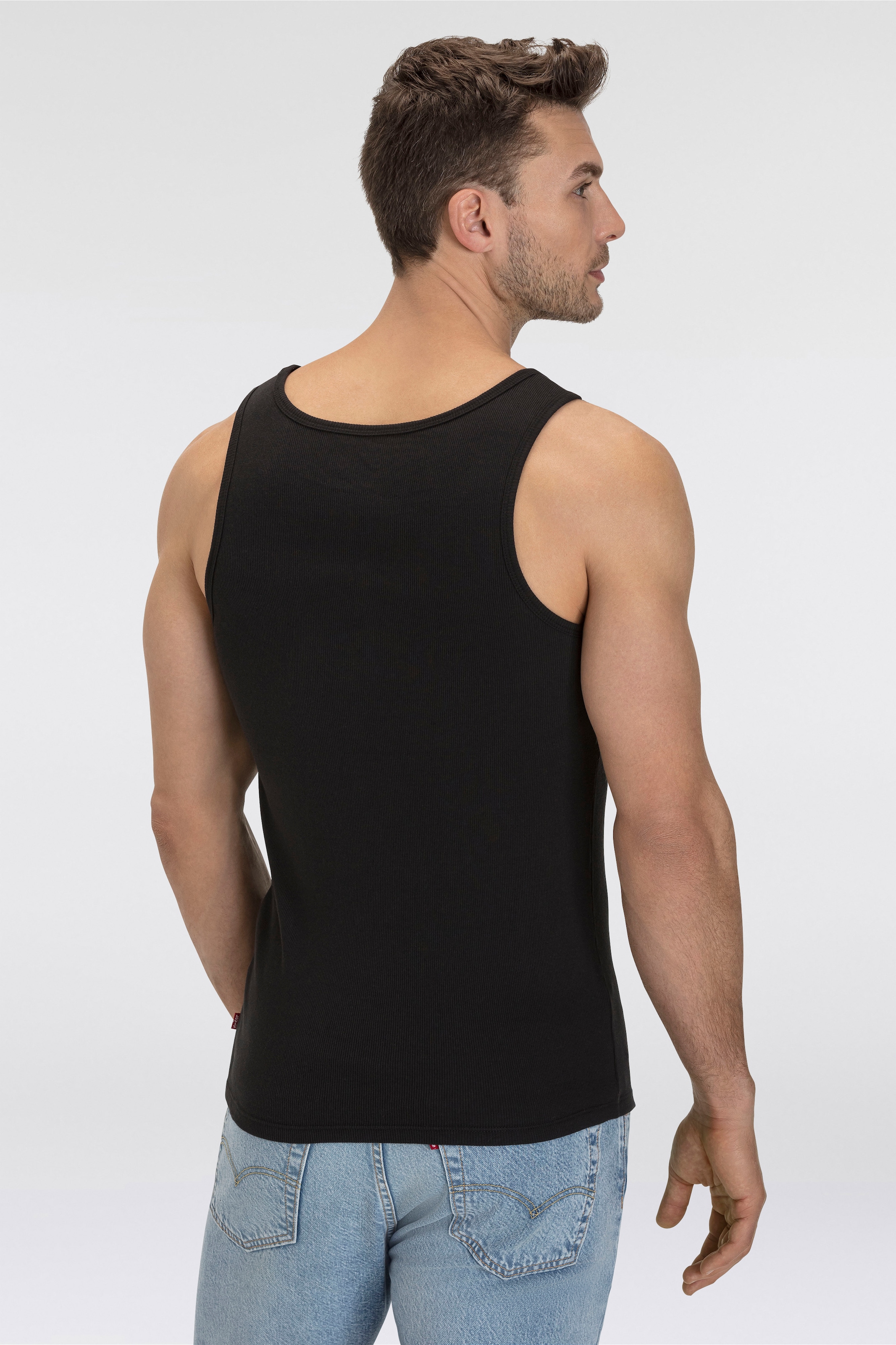 Levi's® Ripptanktop, unifarben, aus reiner Baumwolle