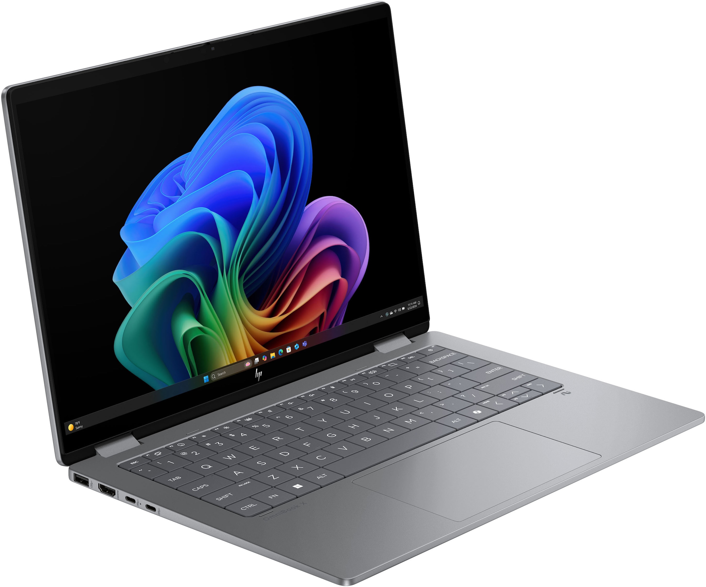 HP Convertible Notebook »OmniBook X Flip 14-fm0272ng« 35,6 cm / 14 ″ Intel Core Ultra 7 ARC 140V 512 GB SSD