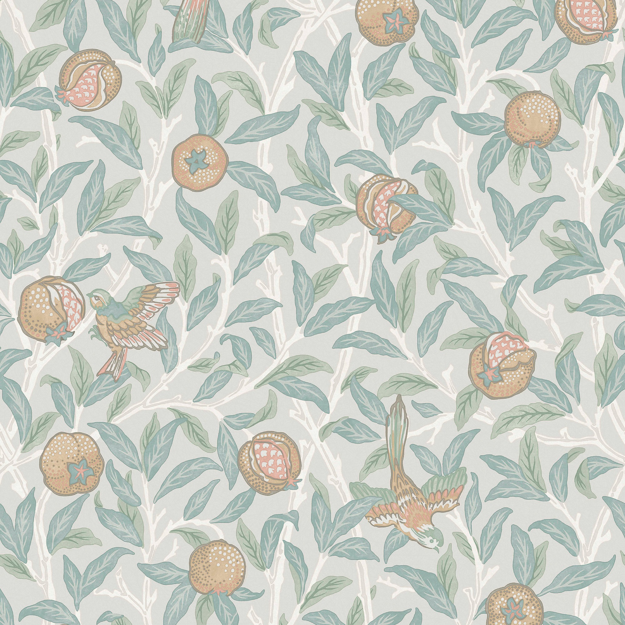 WILLIAM MORRIS AT HOME Vliestapete »Bird & Pomegranate«, Retro, Design Tapeten