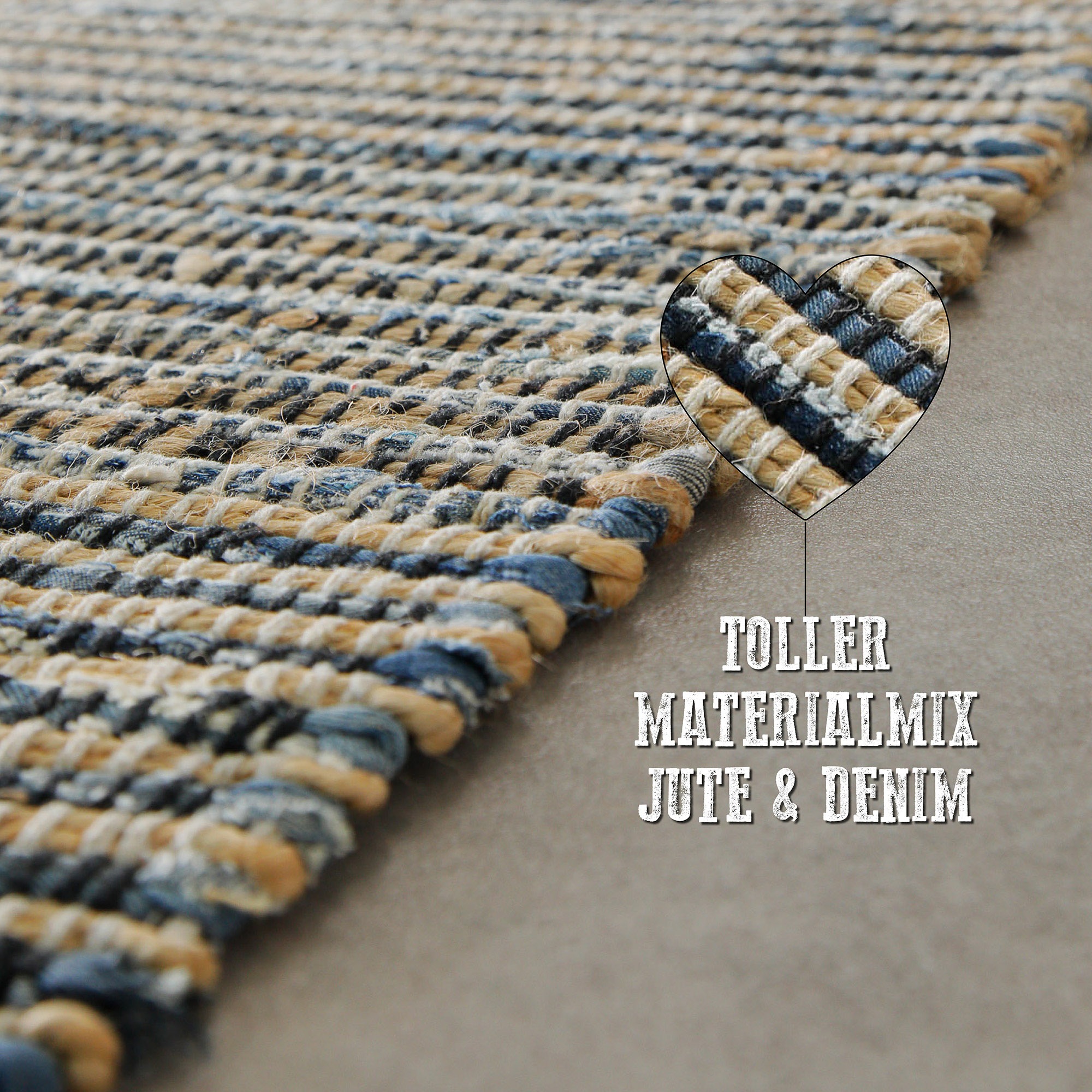 Wecon Home Denim Feels Rug Blue 160x230cm 3