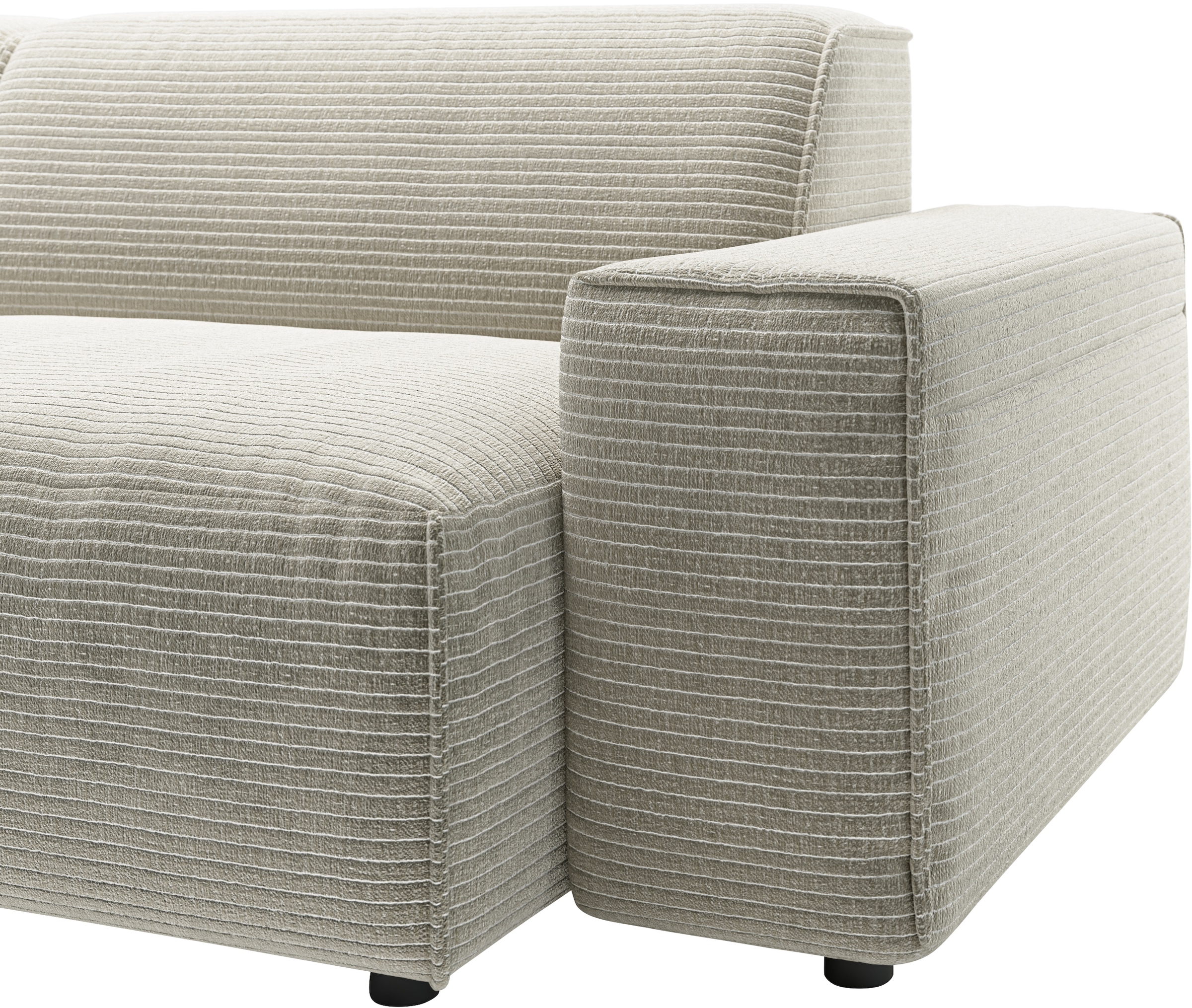 andas Big-Sofa »Glimminge  auch in Breitcord, Feincord + Easy care-Bezug,«, besondere Kedernähte Zierkissen