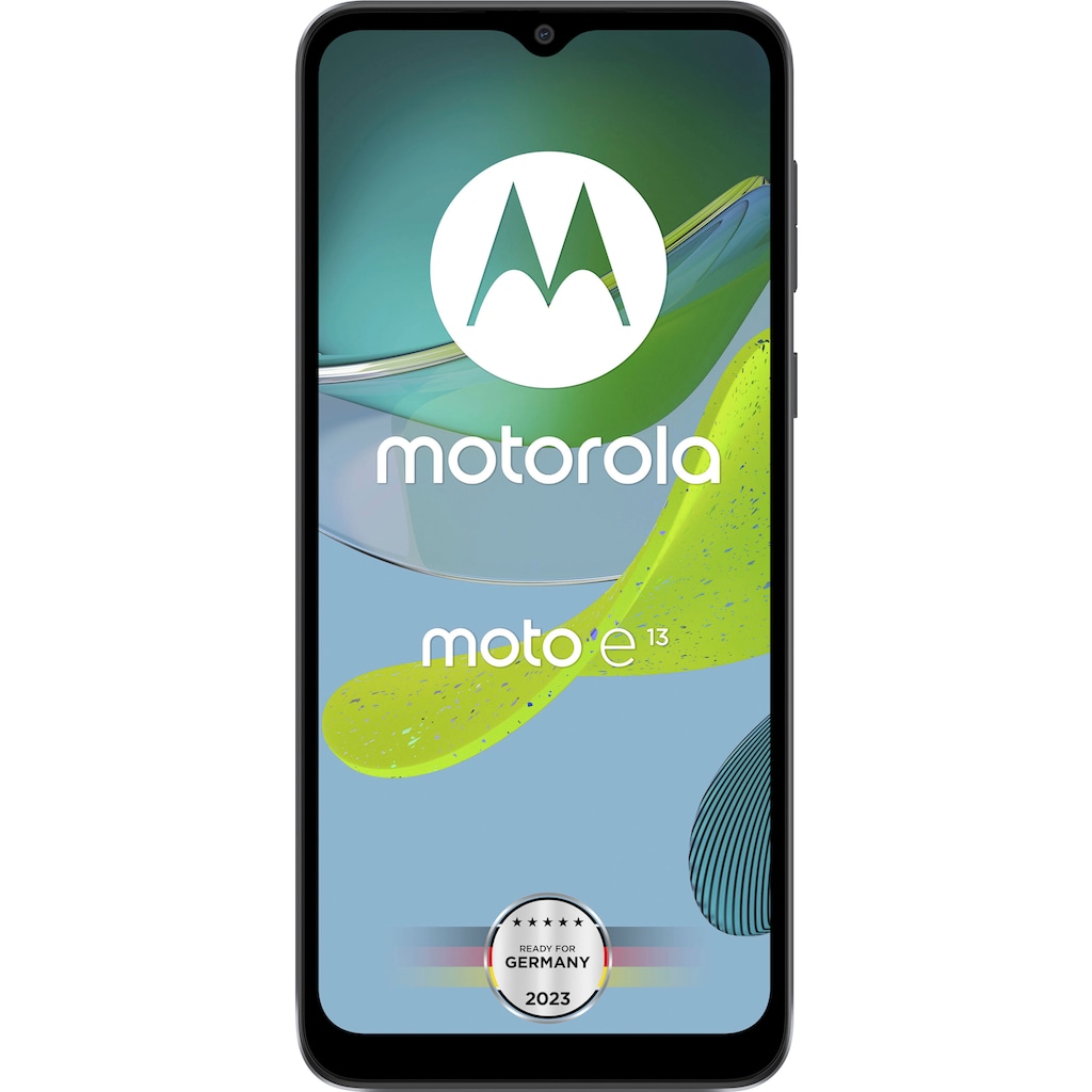 Motorola Smartphone »moto E13«, Cosmic Schwarz, 16,56 cm/6,52 Zoll, 128 GB Speicherplatz, 13 MP Kamera