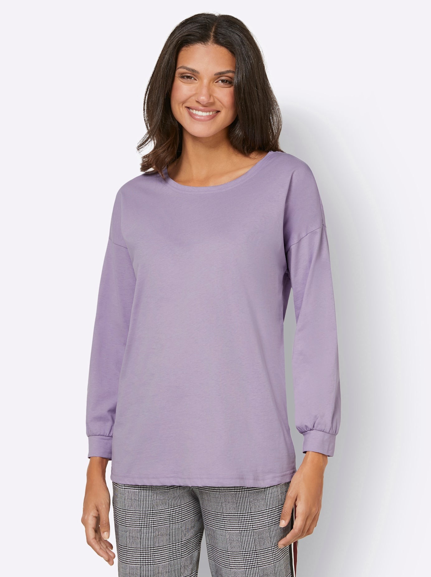 Rundhalsshirt "Freizeitshirt" 1 Stk. günstig online kaufen