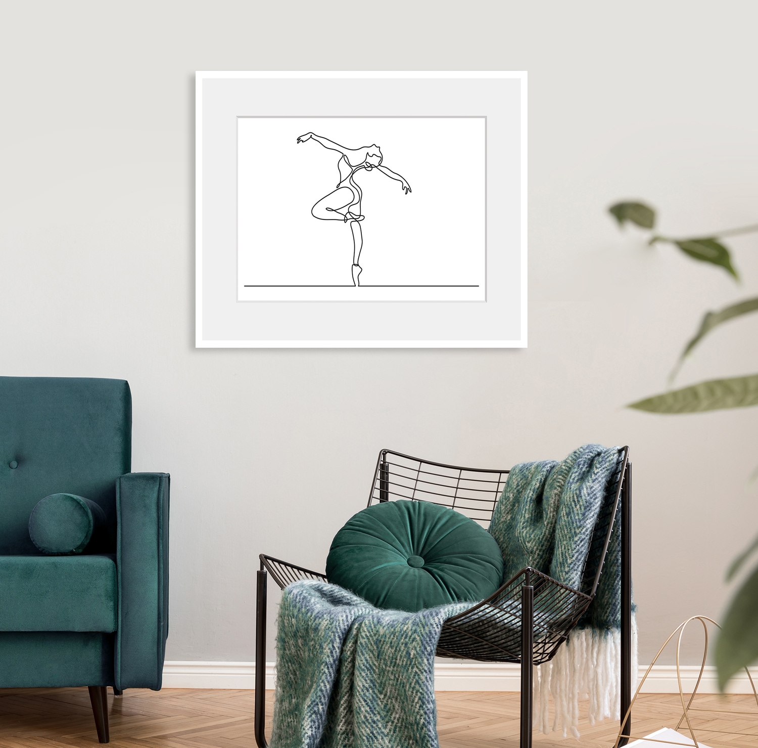 queence Bild »Polina«, Frau, gerahmt, Ballerina, Ballett