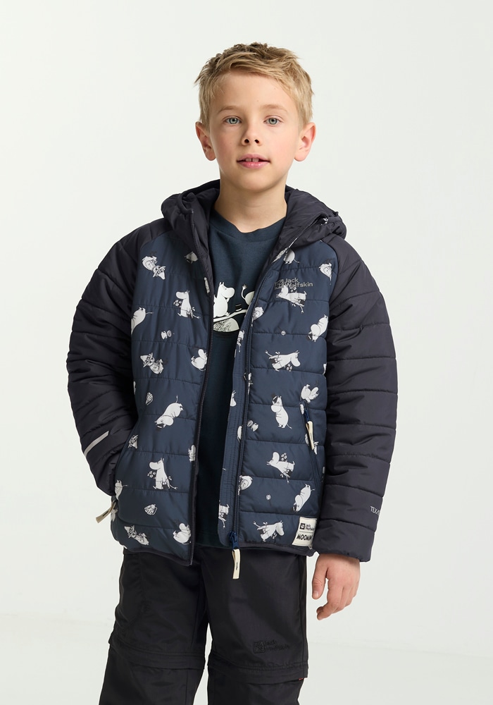 Jack Wolfskin Outdoorjacke »MOOMIN INS JACKET K«, mit Kapuze