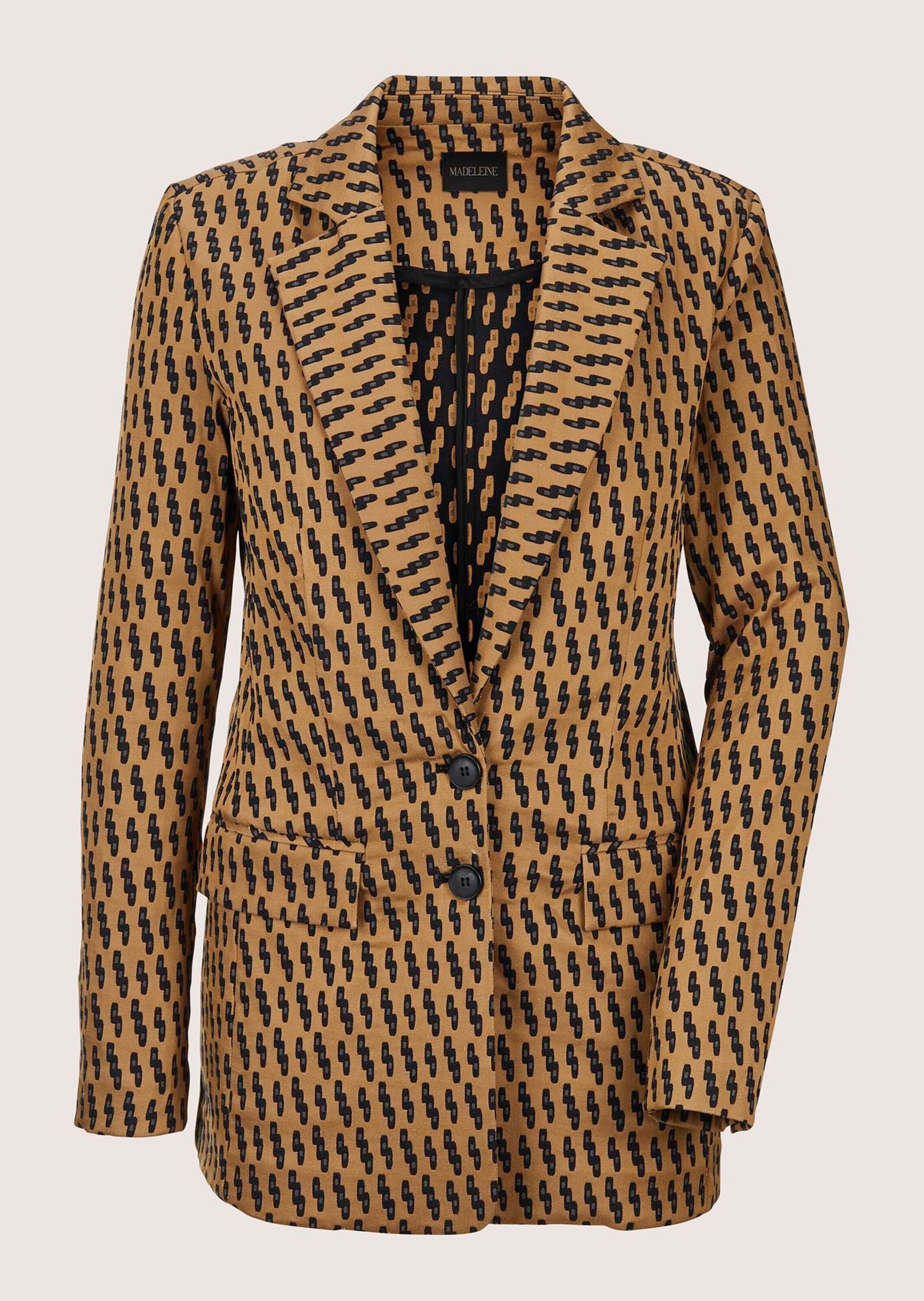 MADELEINE Jackenblazer "Blazer Langer Jersey-Blazer mit Reverskragen"