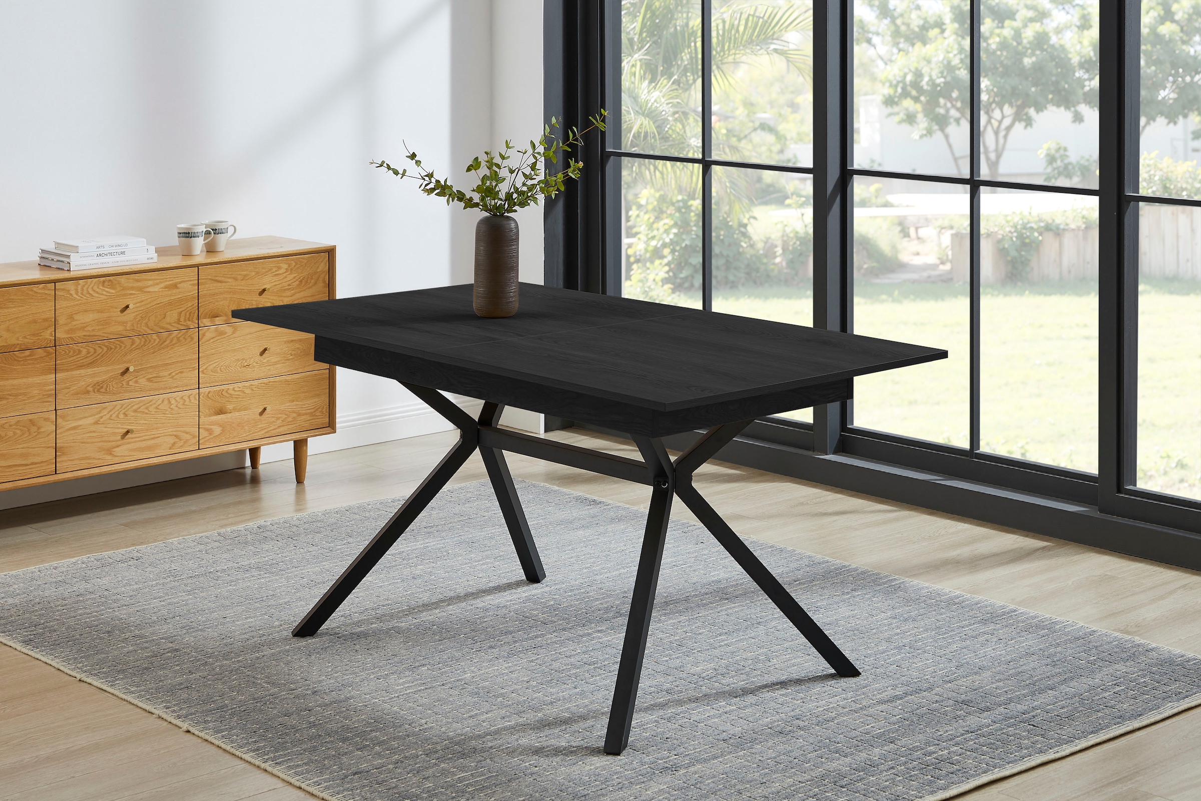 OTTO home Esstisch »Vendy«, ausziehbarer Tisch mit pflegeleichter Oberfläche, 160-210 cm