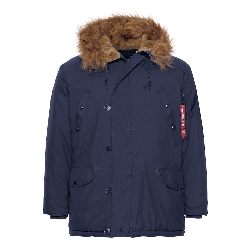 Alpha Industries Langjacke »Explorer w/o Patch«, mit Kapuze