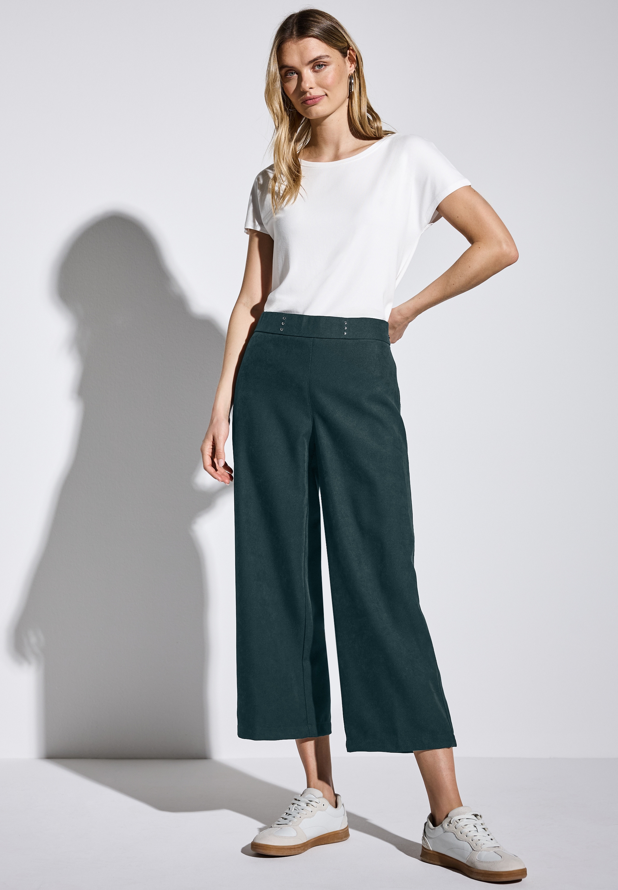 STREET ONE Stoffhose, High Waist