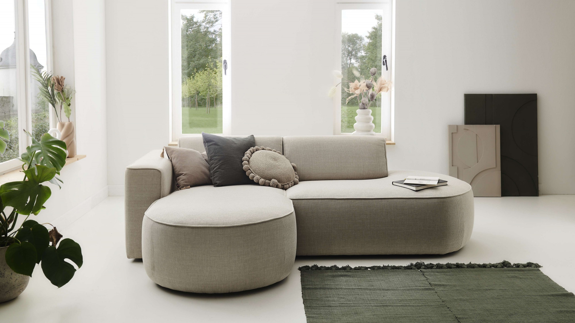 Ecksofa »Tisso«, kompaktes Sofas, modernes, ansprechendes Design