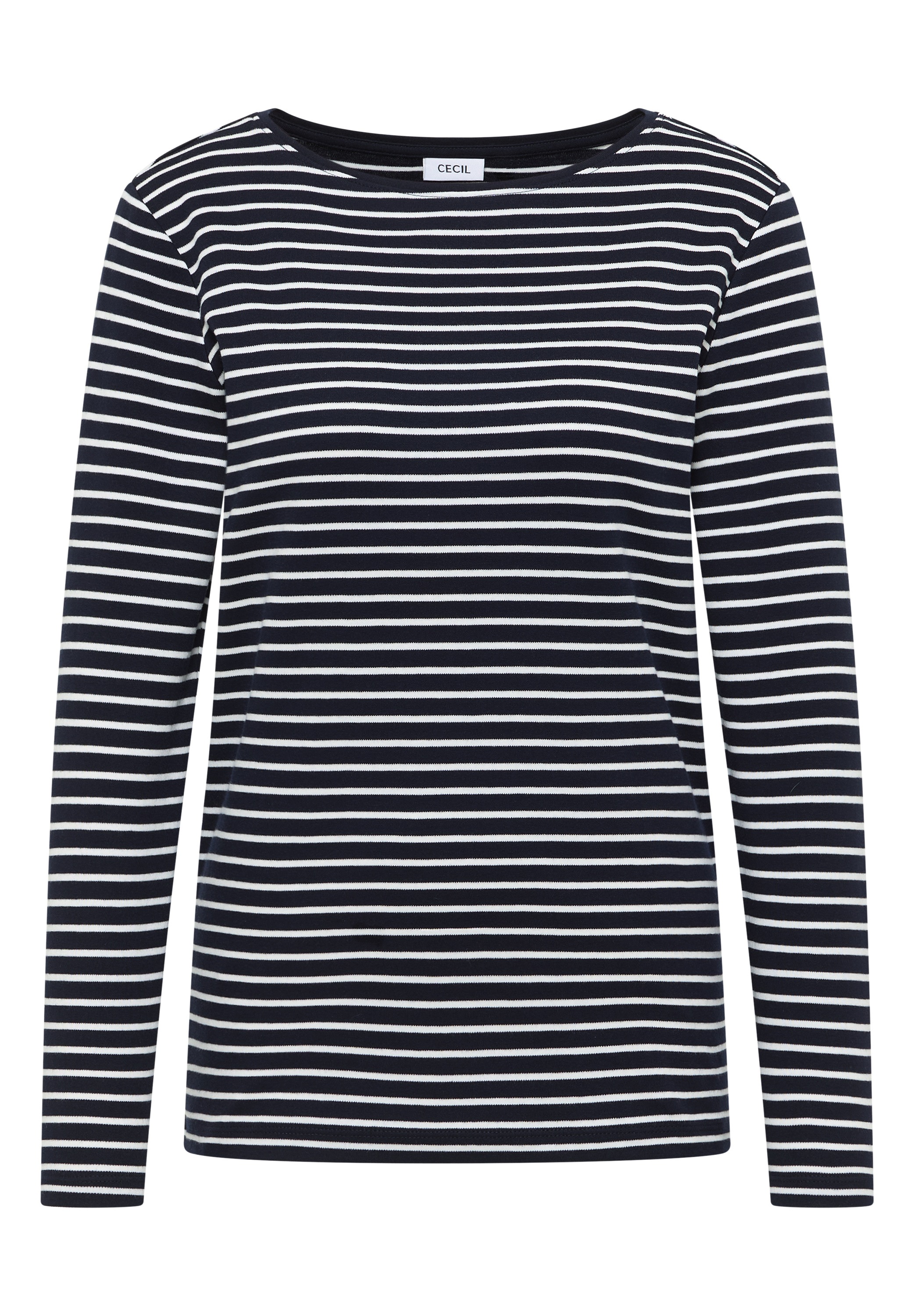 Cecil Langarmshirt aus reiner Baumwolle