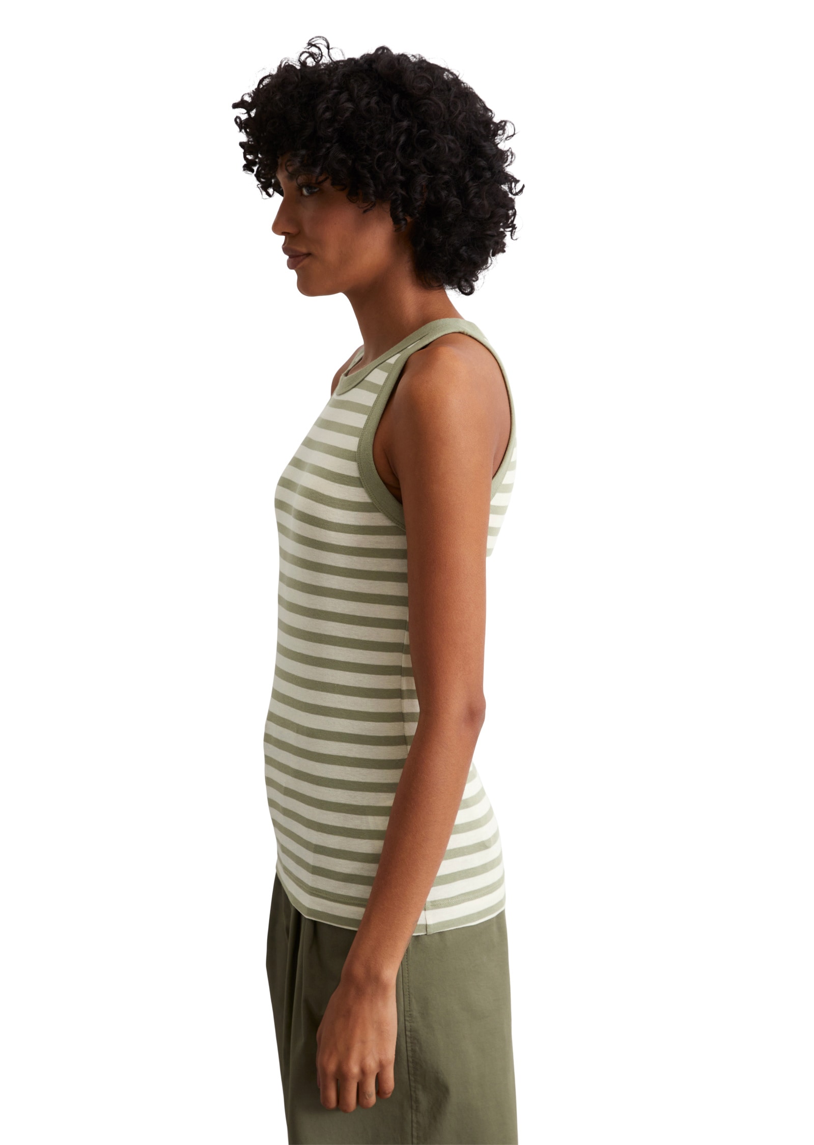 Marc O'Polo T-Shirt »aus Organic-Cotton-Rib-Jersey«