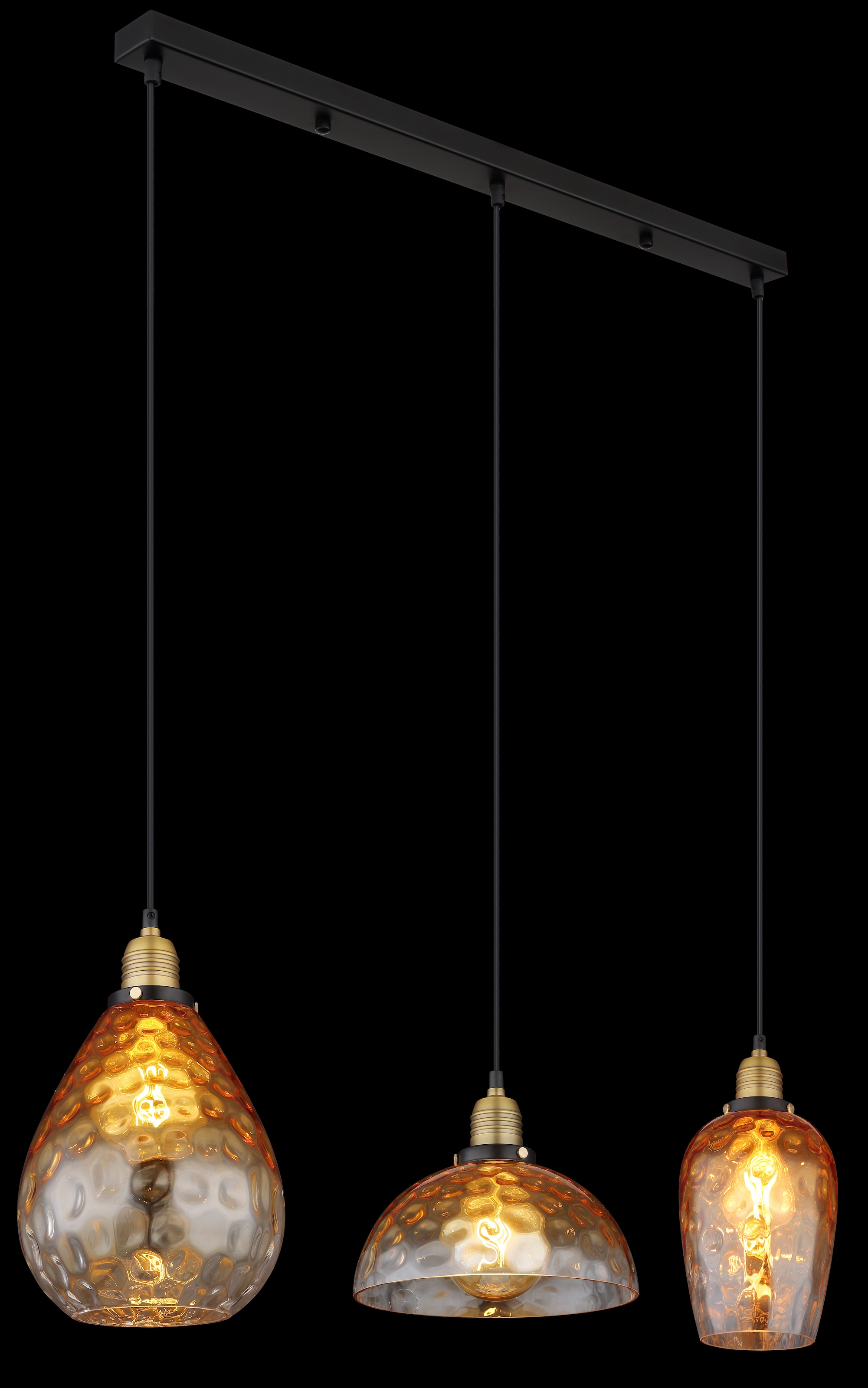 GLOBO LIGHTING Hängeleuchte »SALVY«, Leuchtmittel E27 | ohne Leuchtmittel, Hängelampe/Pendelleuchte/Esszimmer/Wohnzimmer/Esstisch