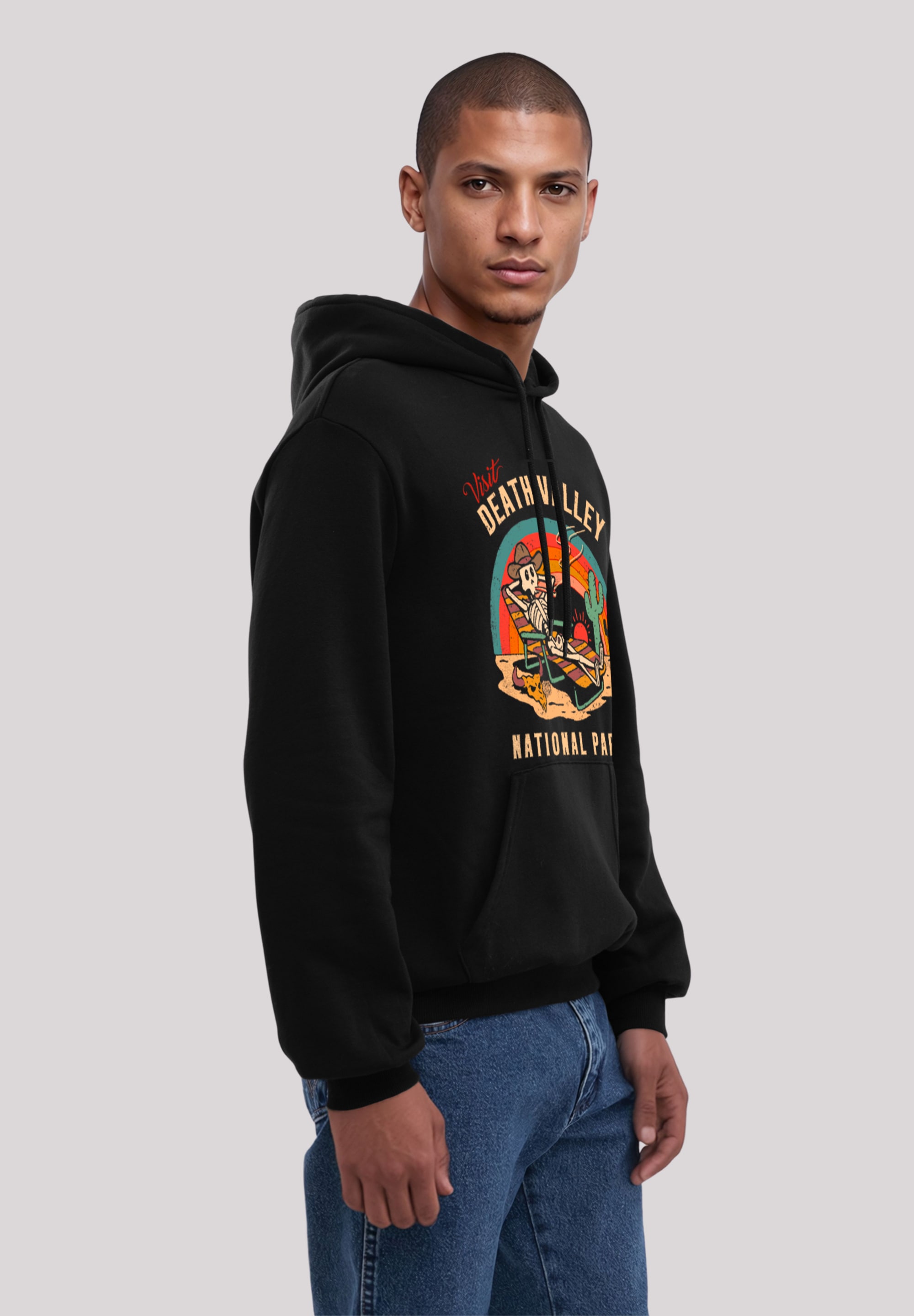 F4NT4STIC Kapuzenpullover »US National Parks Visit Death Valley«, Premium Qualität