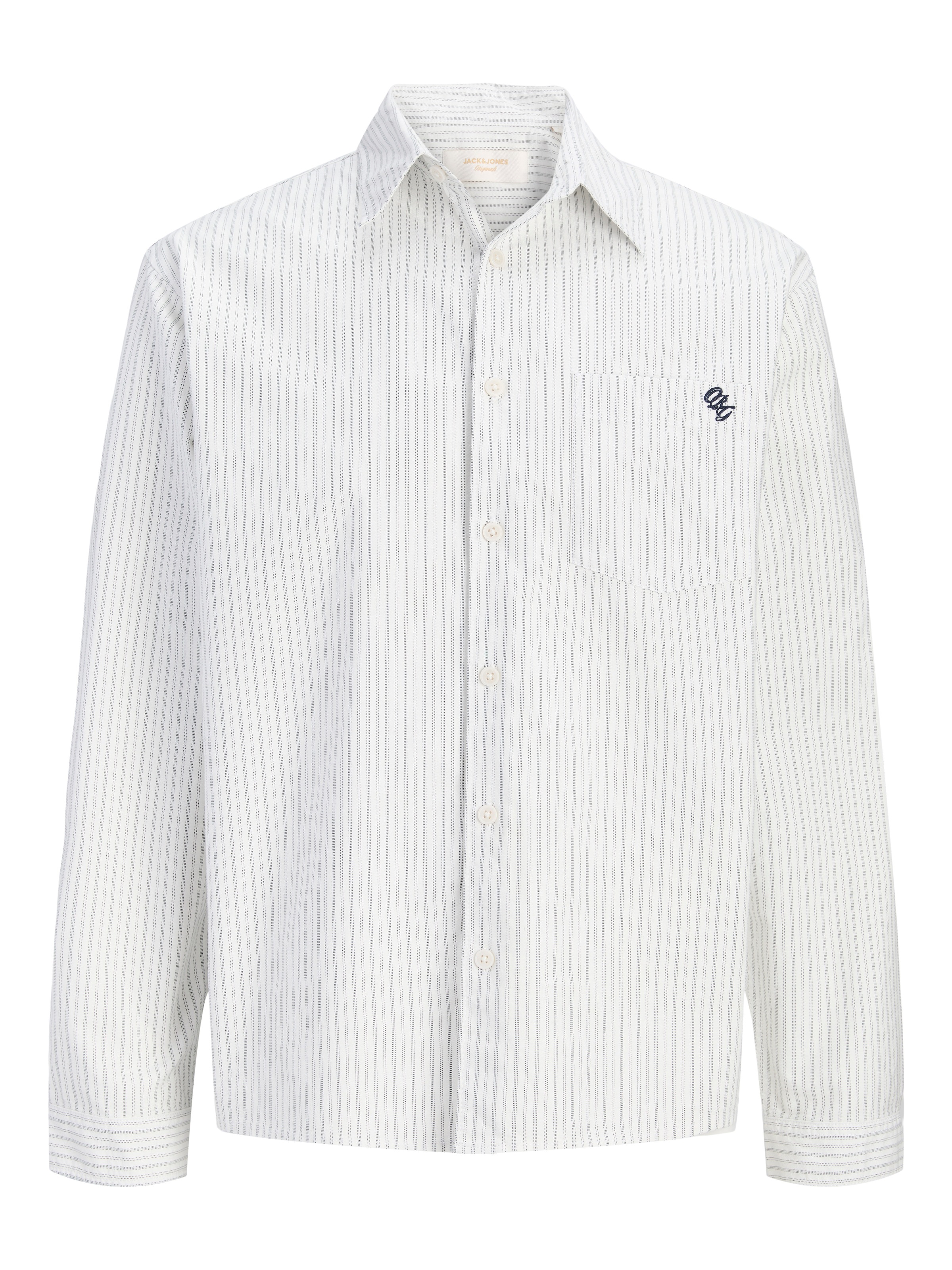 Jack & Jones Langarmhemd »JORFREDERIKSBERG OXFORD SHIRT LS SN« Baumwolle, locker geschnitten