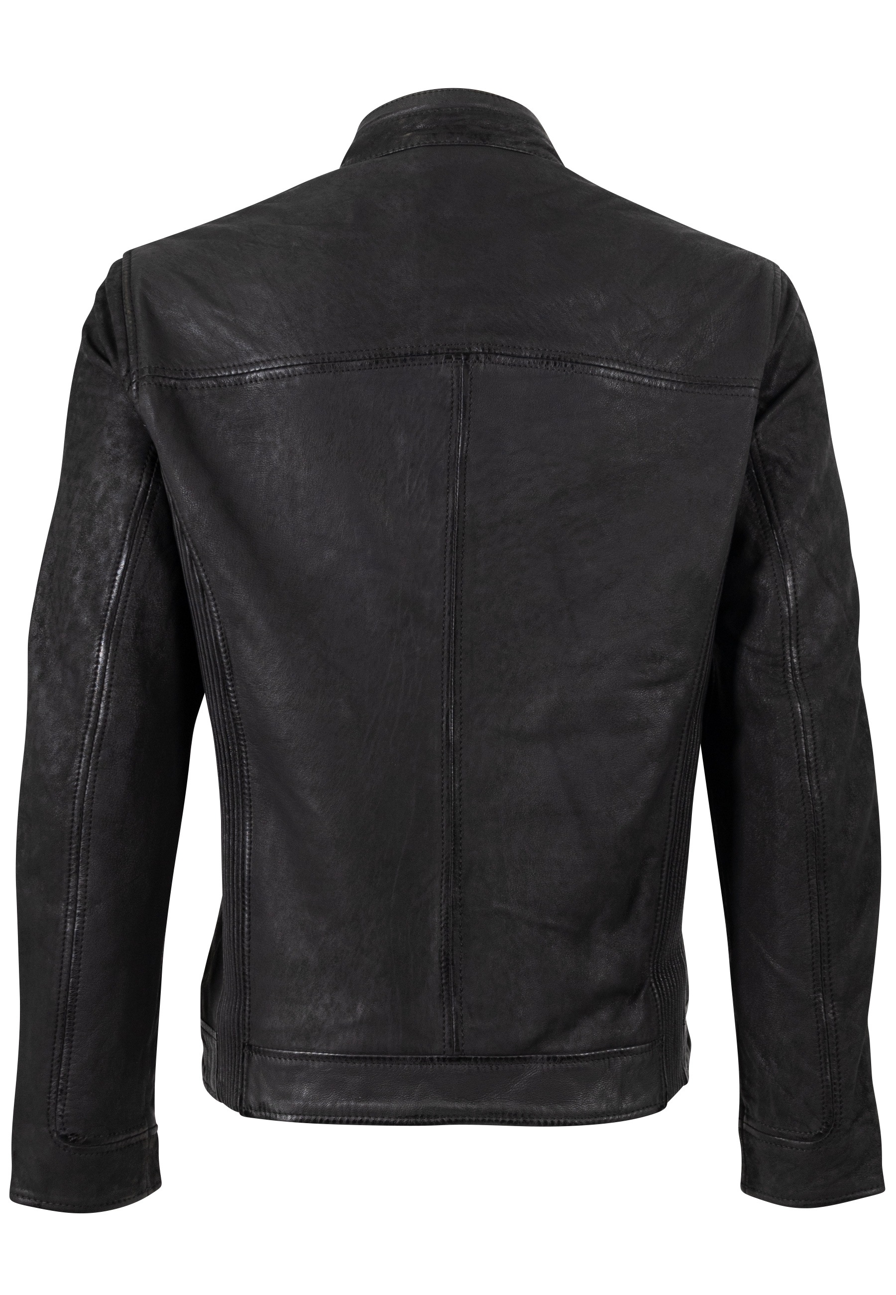 Mauritius Lederjacke "MMDeplu" mit Bikerkragen günstig online kaufen