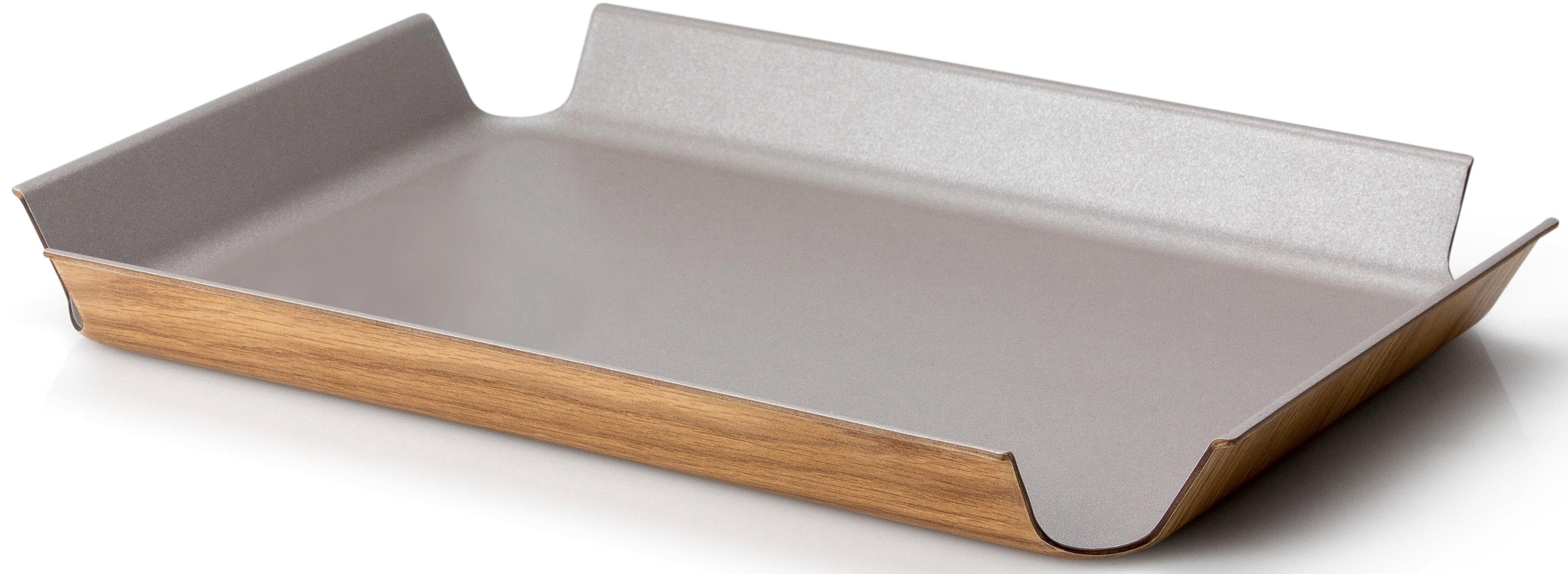 CONTINENTA Tablett, B/L: 29,5cm x 41cm, grau, Tabletts