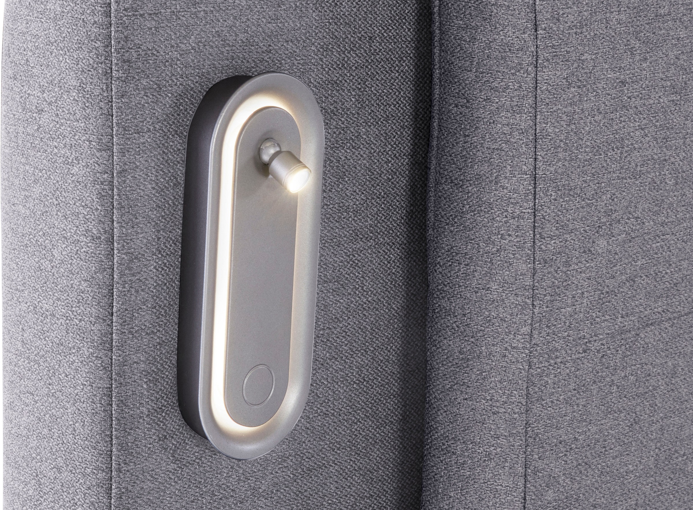 COLLECTION AB Boxspringbett »Borna«, inklusive Bettkasten, LED-Beleuchtung und Topper