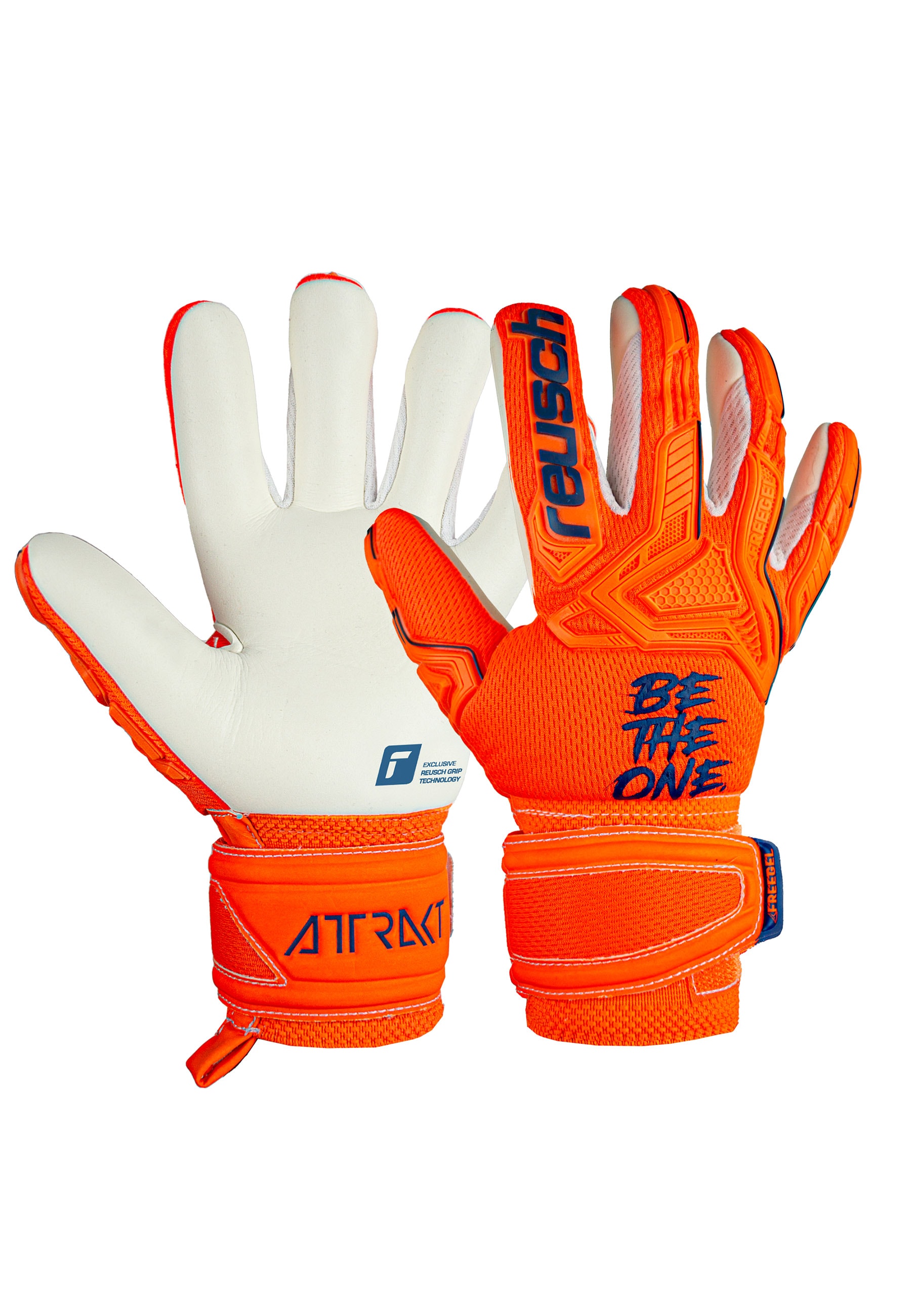 Reusch Torwarthandschuhe »Attrakt Freegel Silver Jr«, mit Grip Silver Belag