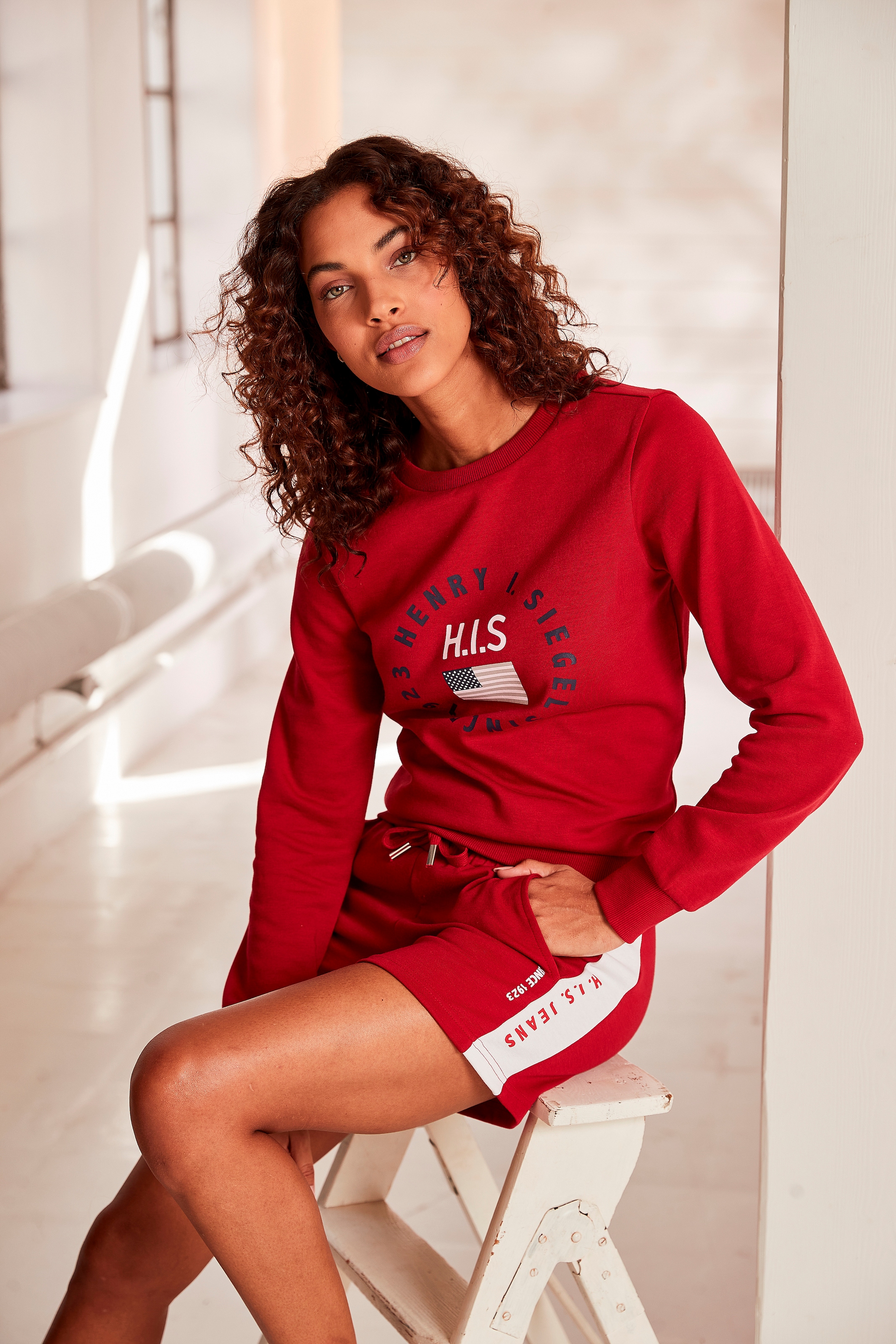 H.I.S Sweatshirt, bestellen BAUR mit | Logodruck