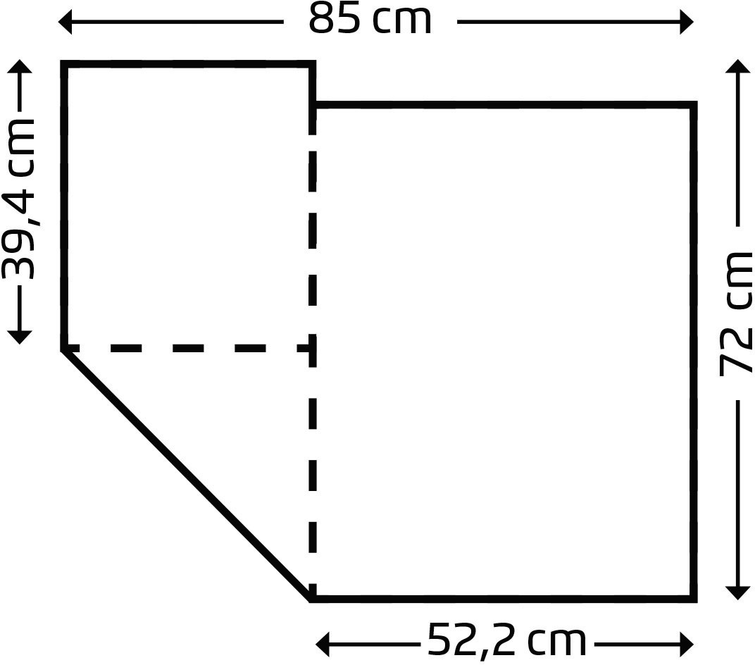 rauch Schrank-Set »Skagen«, (3 St.), Eckschrank, 1- und 2-trg. Schrank mit Schubkästen und Spiegel