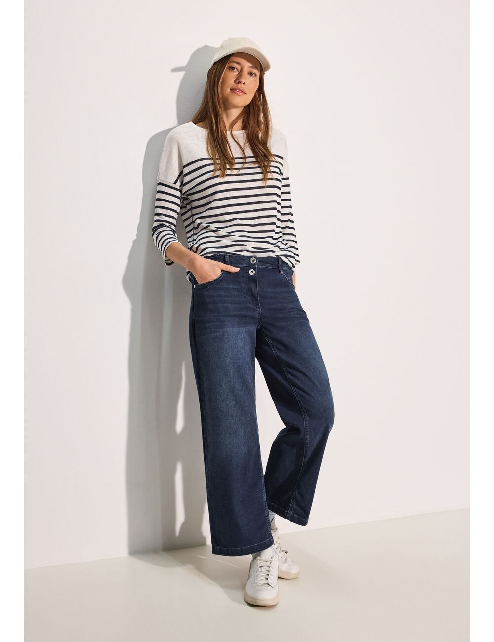 Cecil Loose-fit-Jeans – High Waist, Wide Legs und 5-Pocket-Design günstig online kaufen