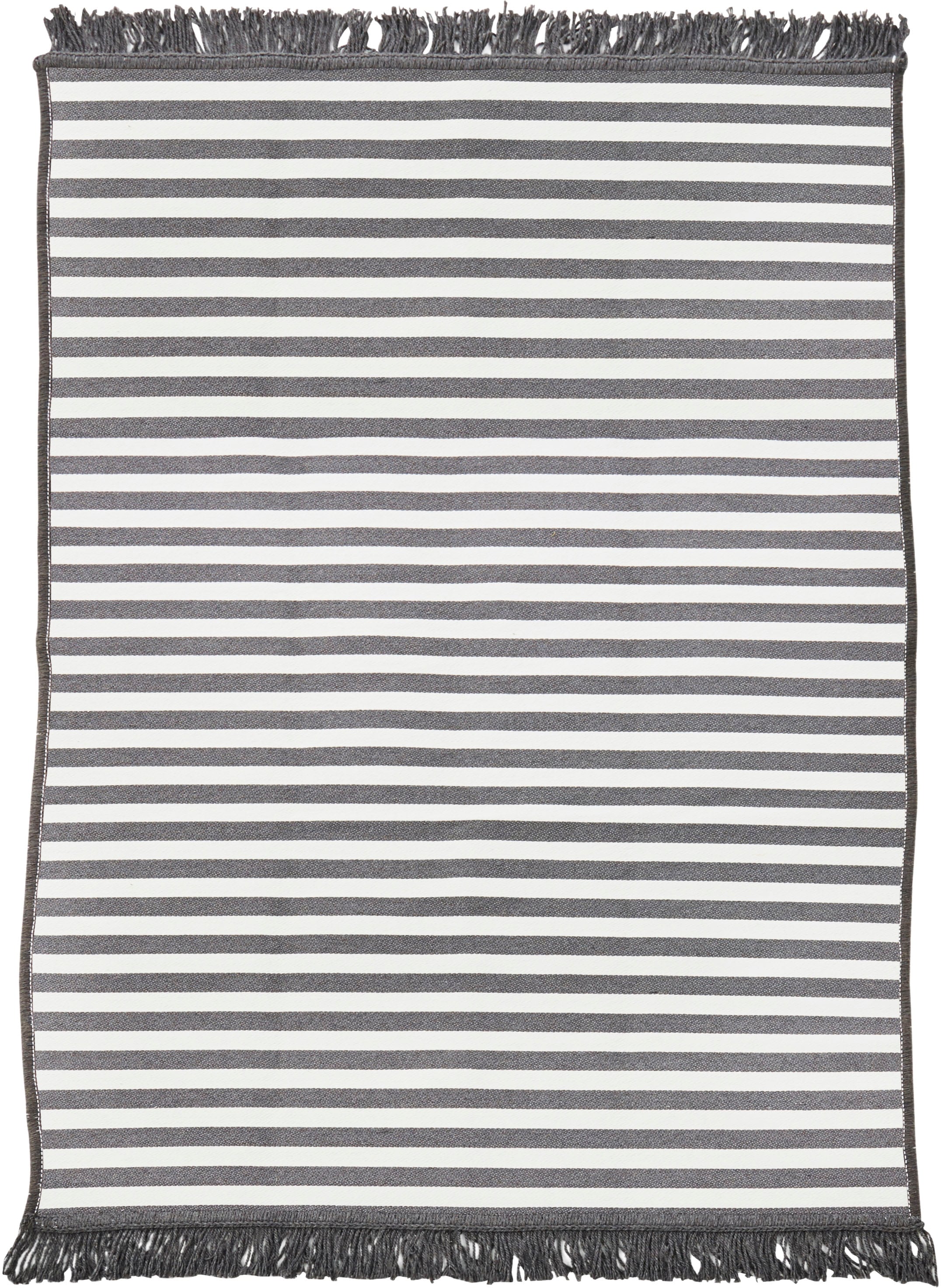 done. Teppich "OUTSIDE" rechteckig 10 mm Höhe Flachgewebe, gestreift, mit F günstig online kaufen