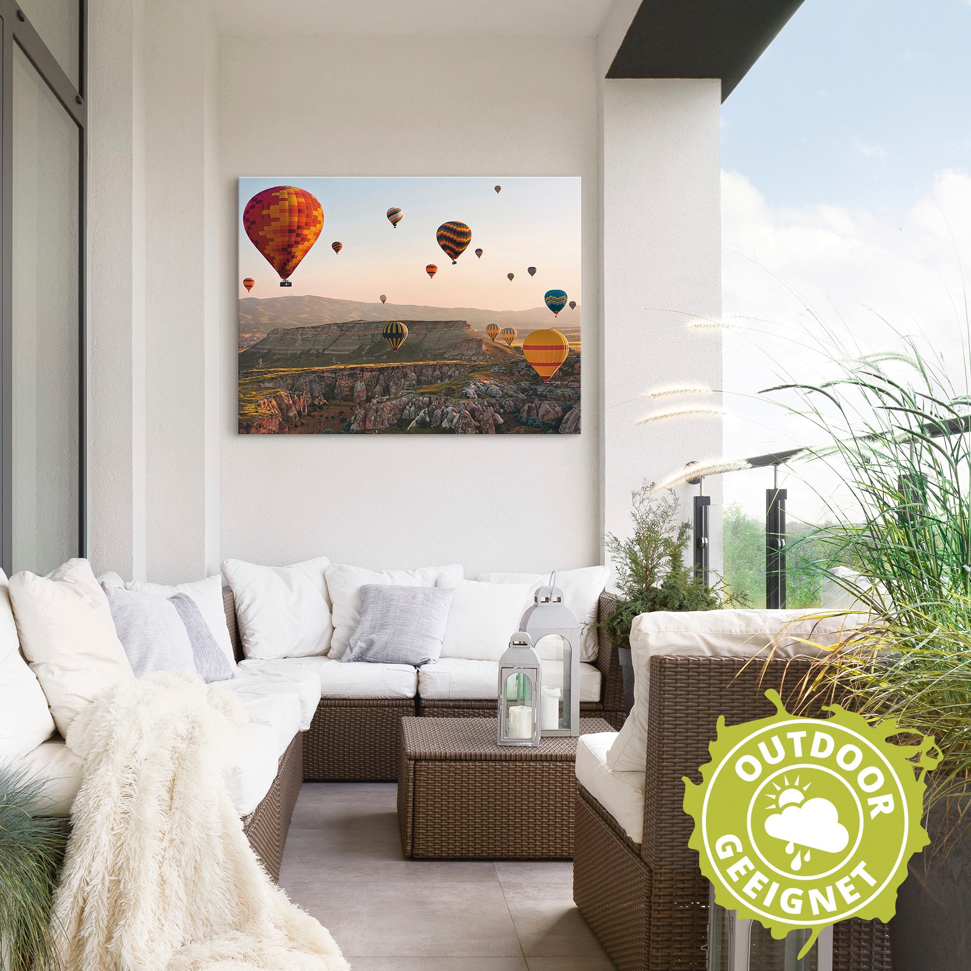 Artland Wandbild »Kappadokien Ballonfahrt«, Ballonfahren, (1 St.), als Leinwandbild, Poster in verschied. Größen