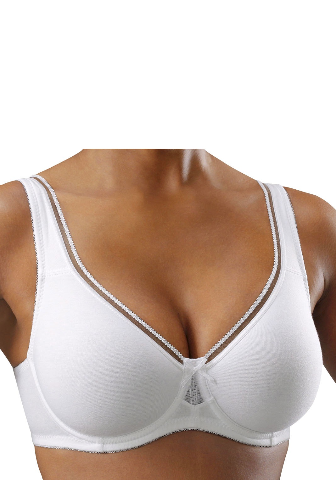 Thumbnail - petite fleur Minimizer-BH Packung, 2 Stück, aus Baumwolle mit nahtlosen Cups, Basic Dessous