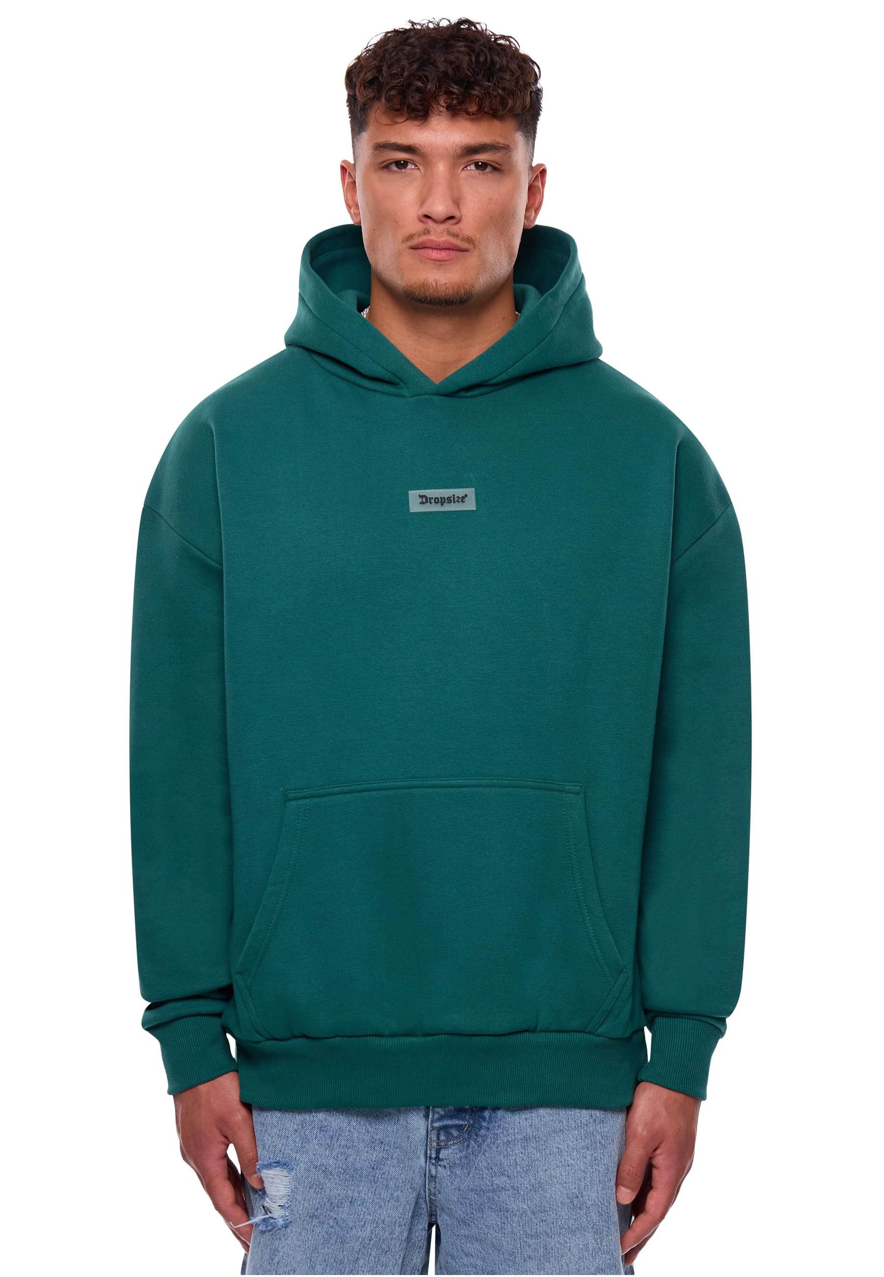 Dropsize Kapuzensweatshirt »Dropsize HEAVY OVERSIZE MIDDLE RUBBER PATCH HOODIE«, (1 tlg.)