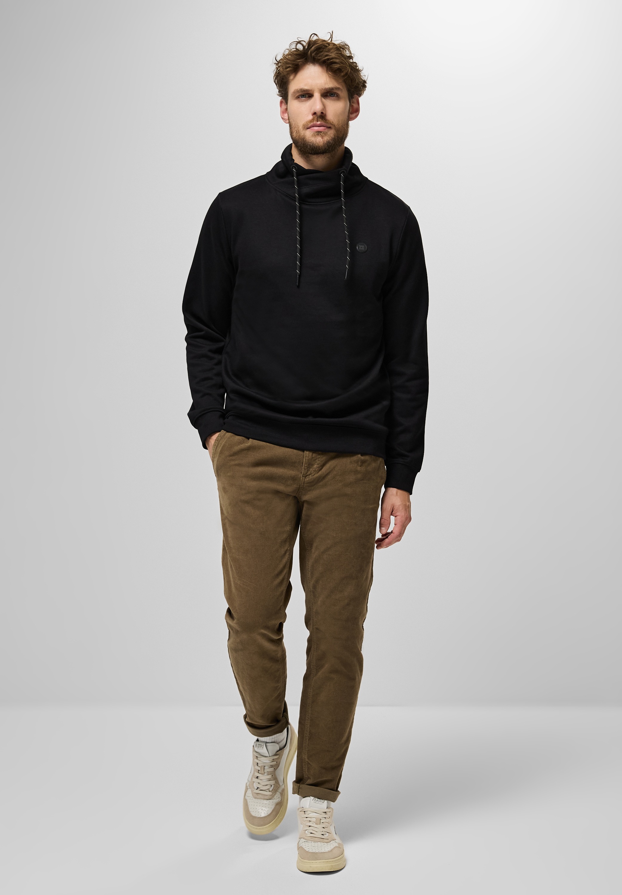 STREET ONE MEN Sweatshirt, im soften Baumwoll-Mix