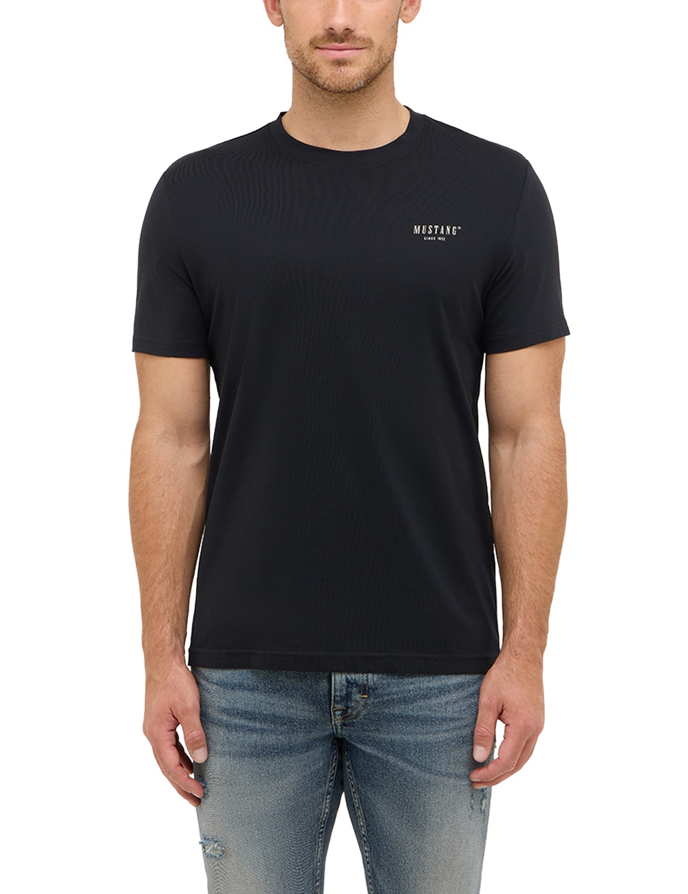 MUSTANG Kurzarmshirt "Herren Style Austin" günstig online kaufen