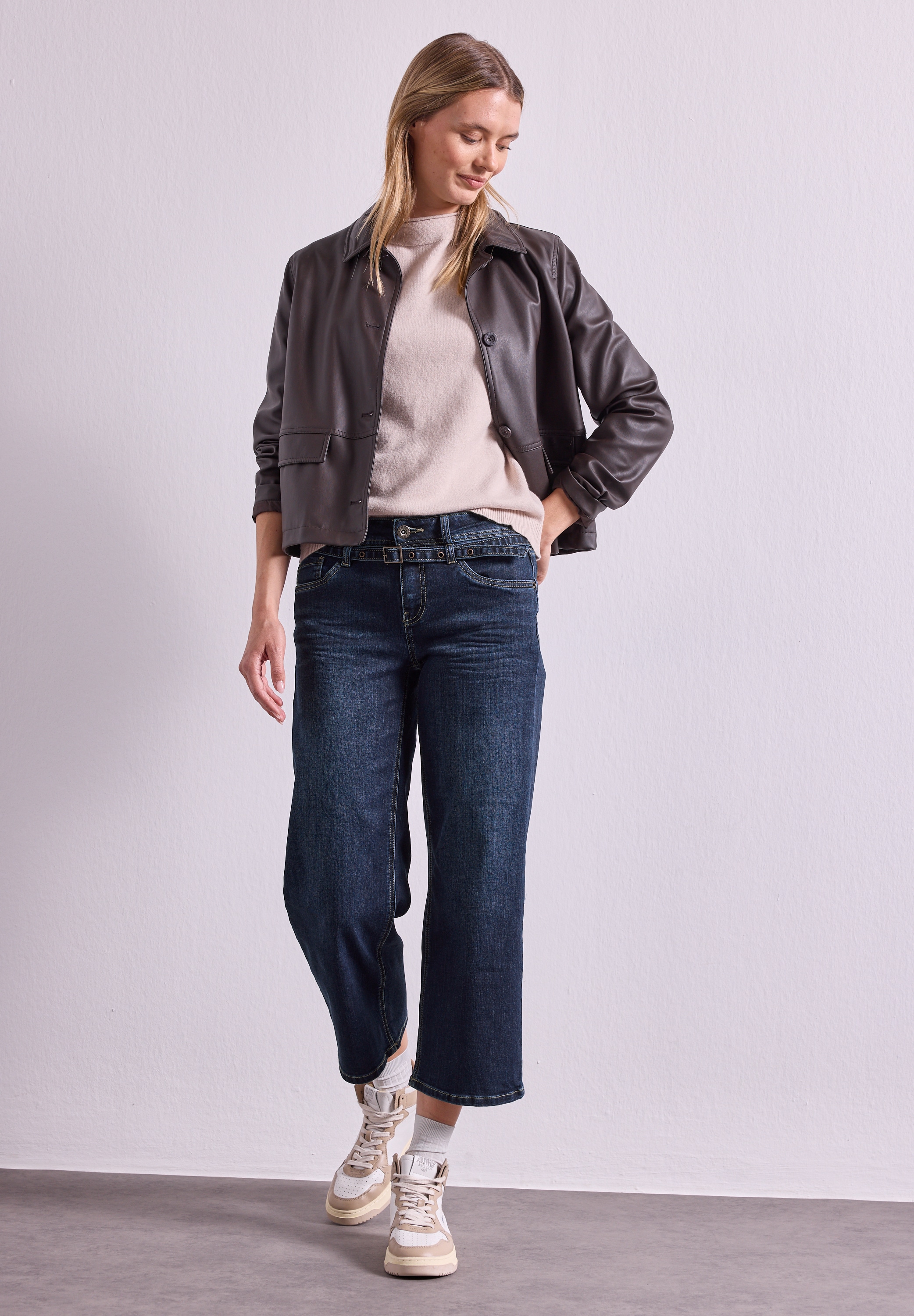 STREET ONE Loose-fit-Jeans Middle Waist