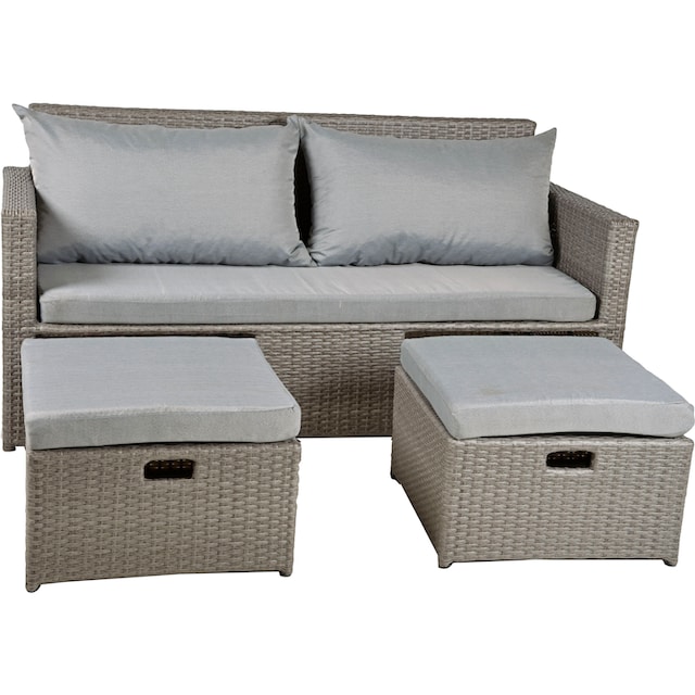 Garden Pleasure Gartenlounge-Set »MALTA«, (4 tlg.) | BAUR