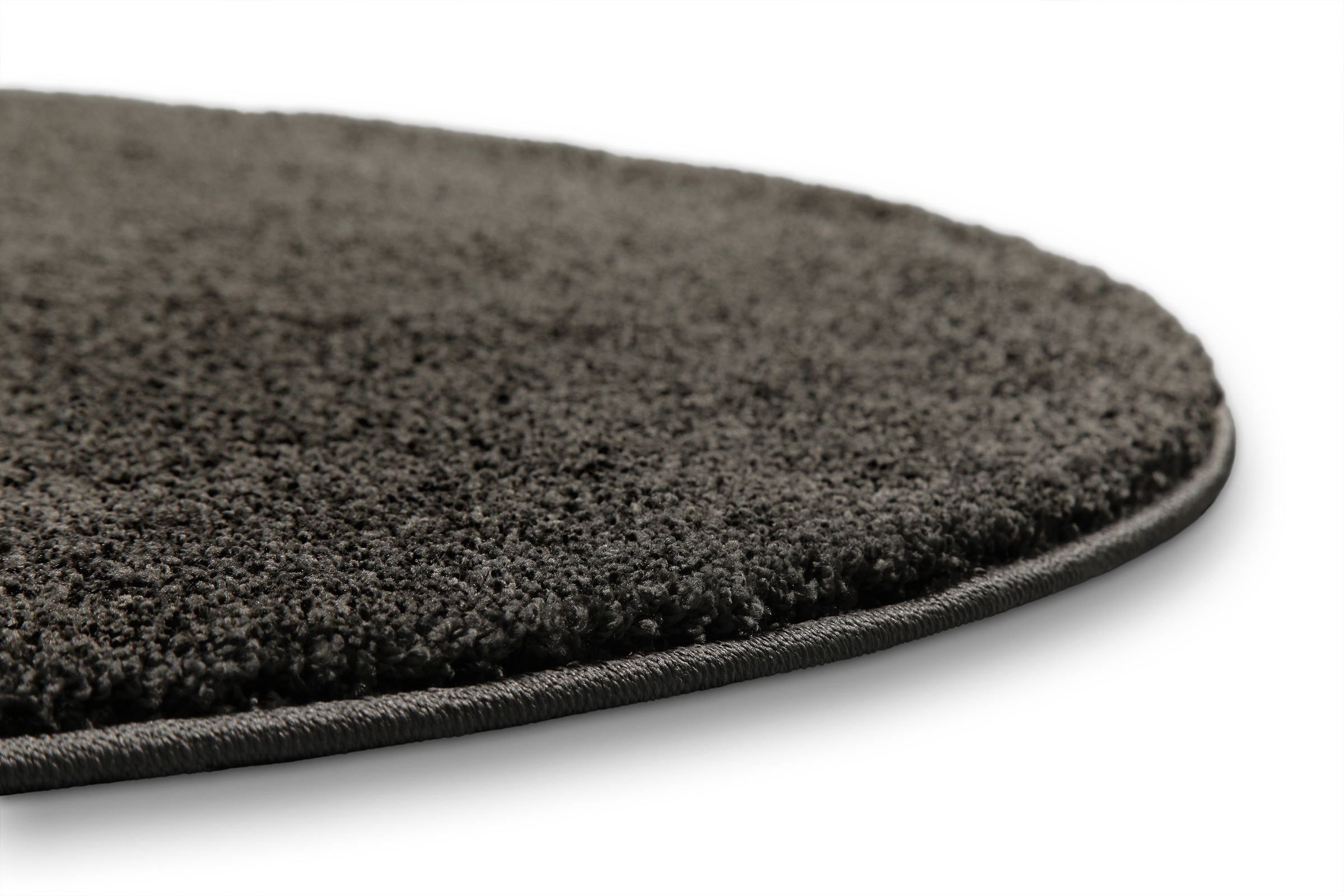 Wecon home Hochflor-Teppich »Manta«, rund, 25 mm Höhe, Langflor, maschinell gewebt, robust, Wohn- & Schlafzimmer, einfarbig