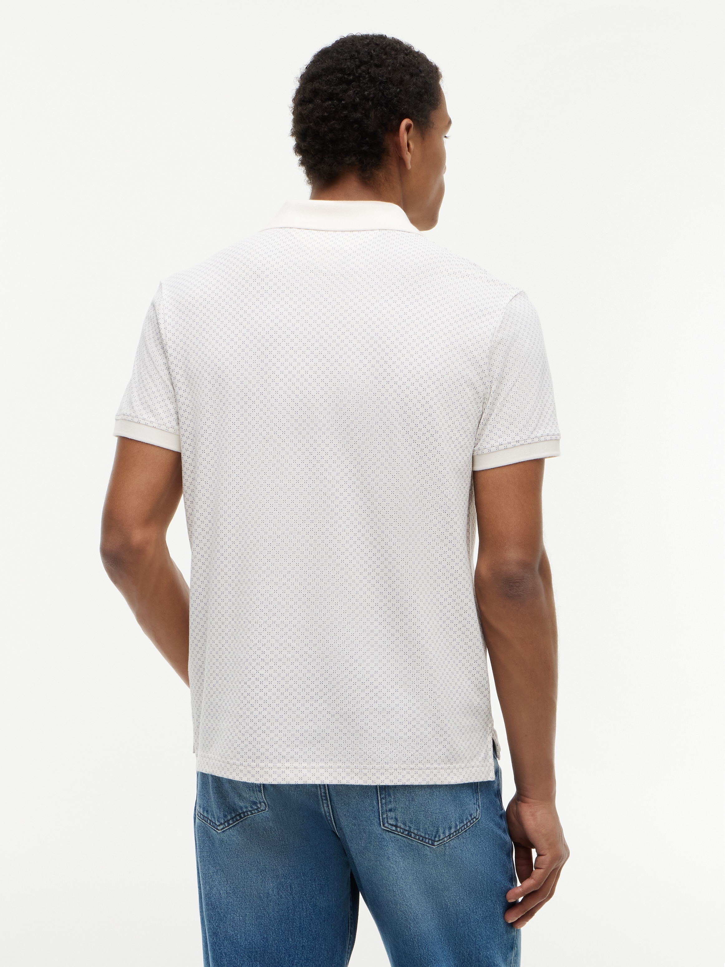 Tommy Hilfiger Poloshirt »MICROPRINT PIQUE« mit geometrischem Muster, regular fit