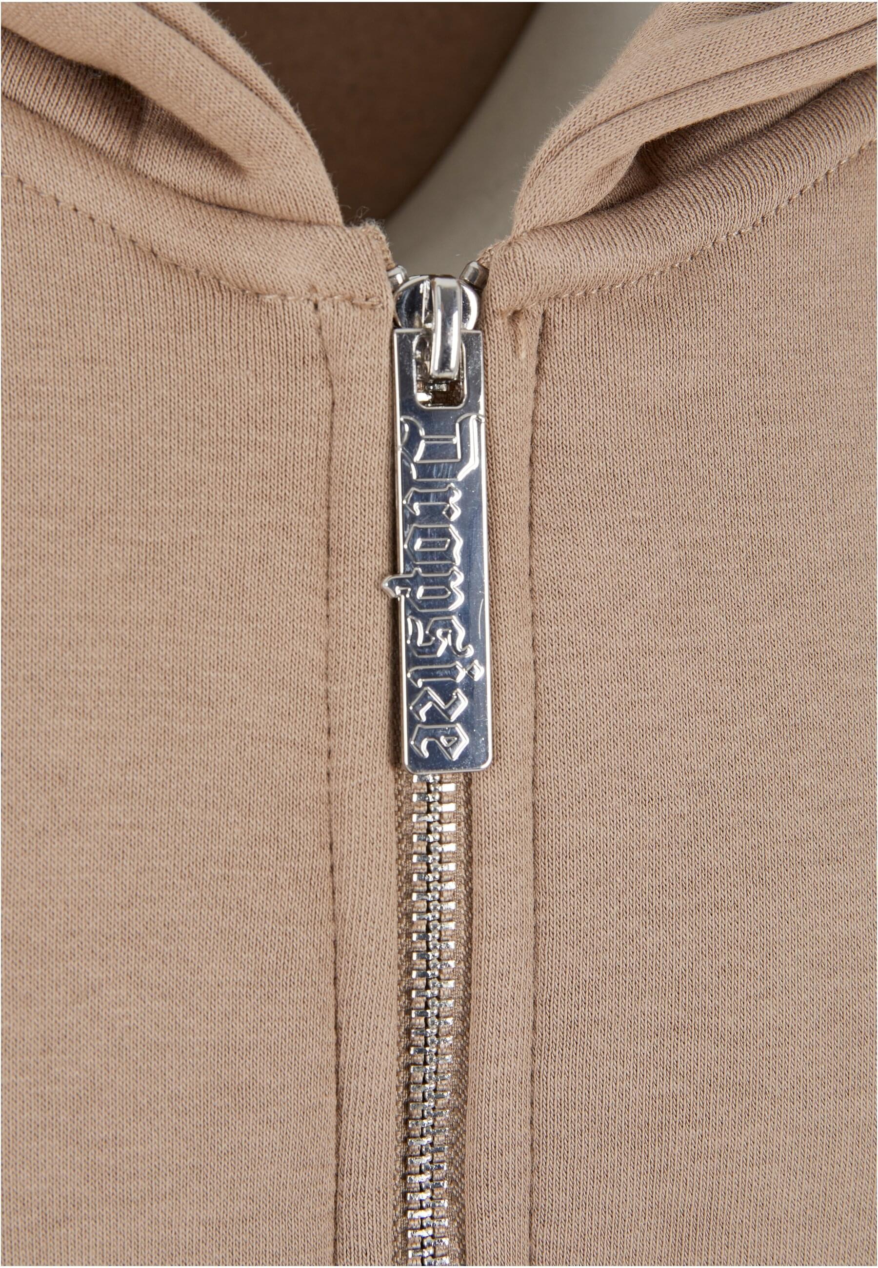 Dropsize Sweatjacke »Dropsize Herren Heavy Oversize Logo Zip Hoodie«